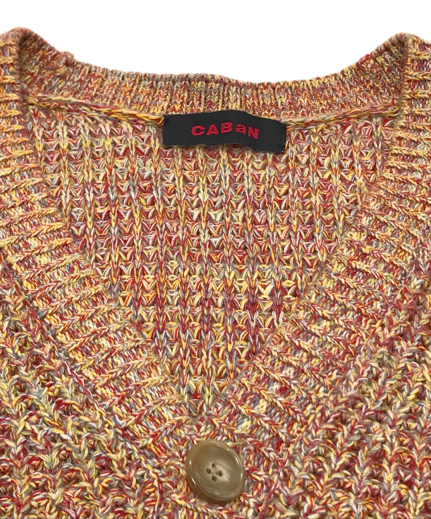 中古・古着通販】CABAN (キャバン) コットンカシミヤワッフルMIX V