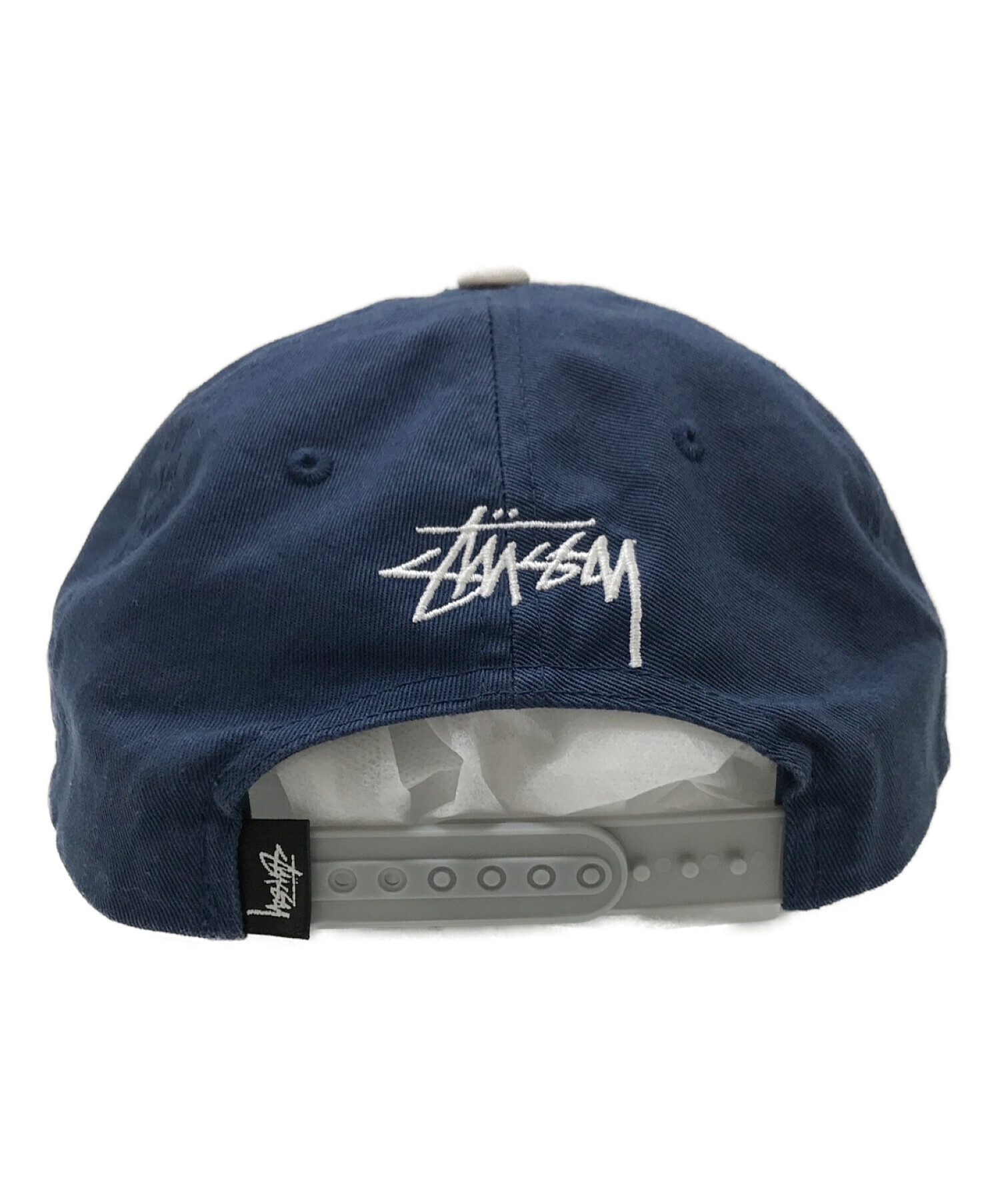 中古・古着通販】stussy (ステューシー) 2tone vintage cap ネイビー