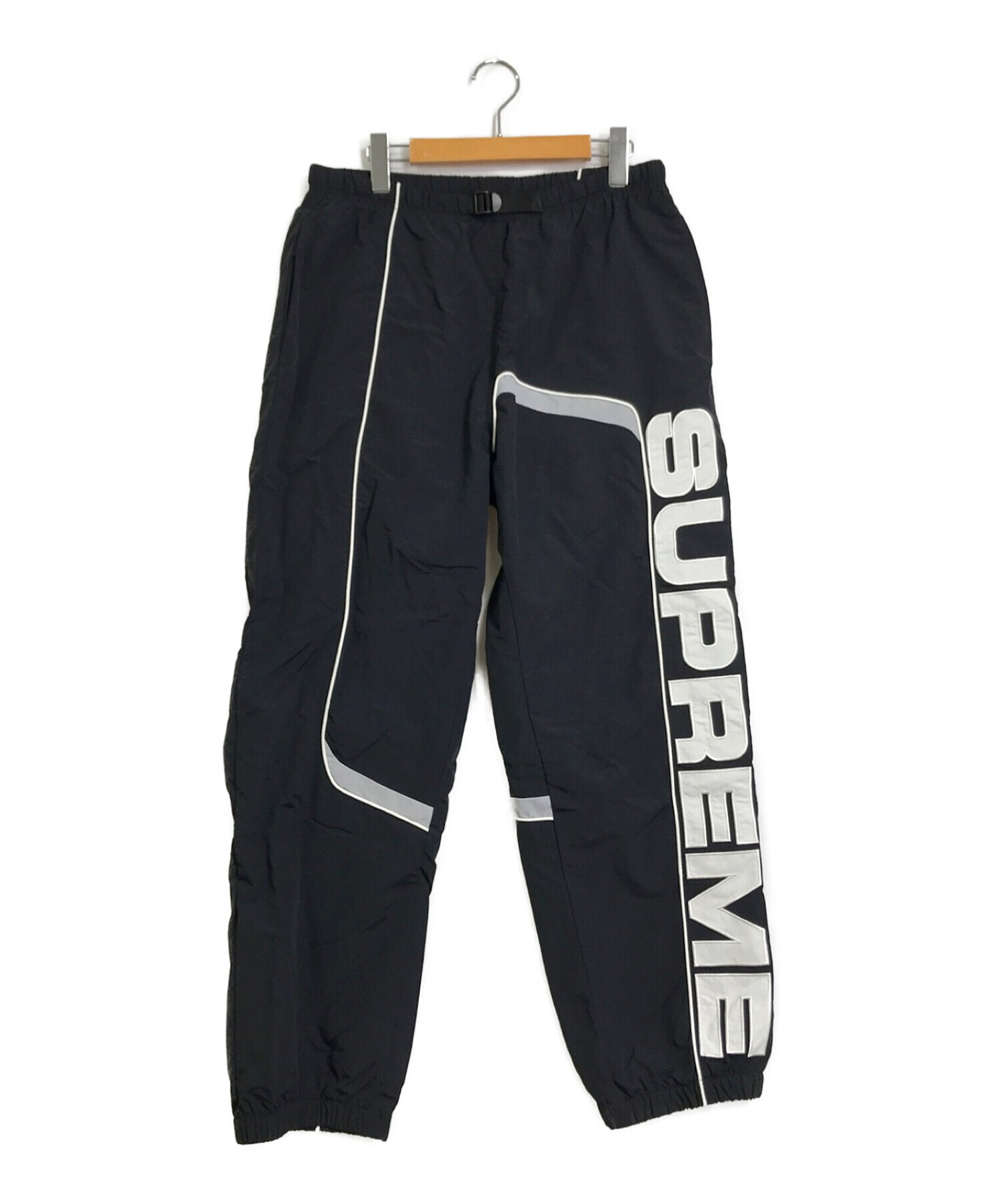 Supreme S Paneled Belted Track Pant 黒 M