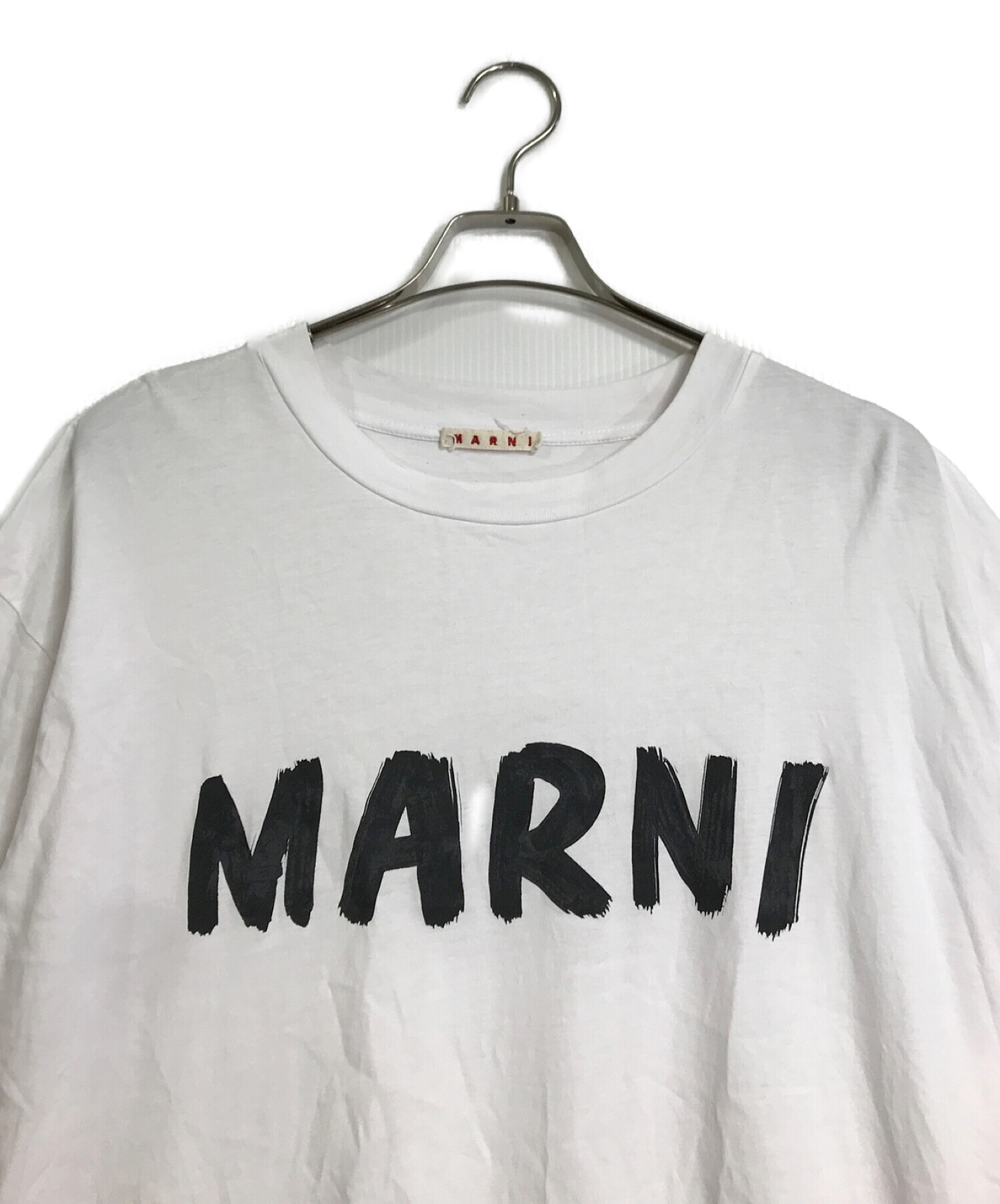 MARNI (マルニ) ロゴ Tシャツ ホワイト サイズ:48