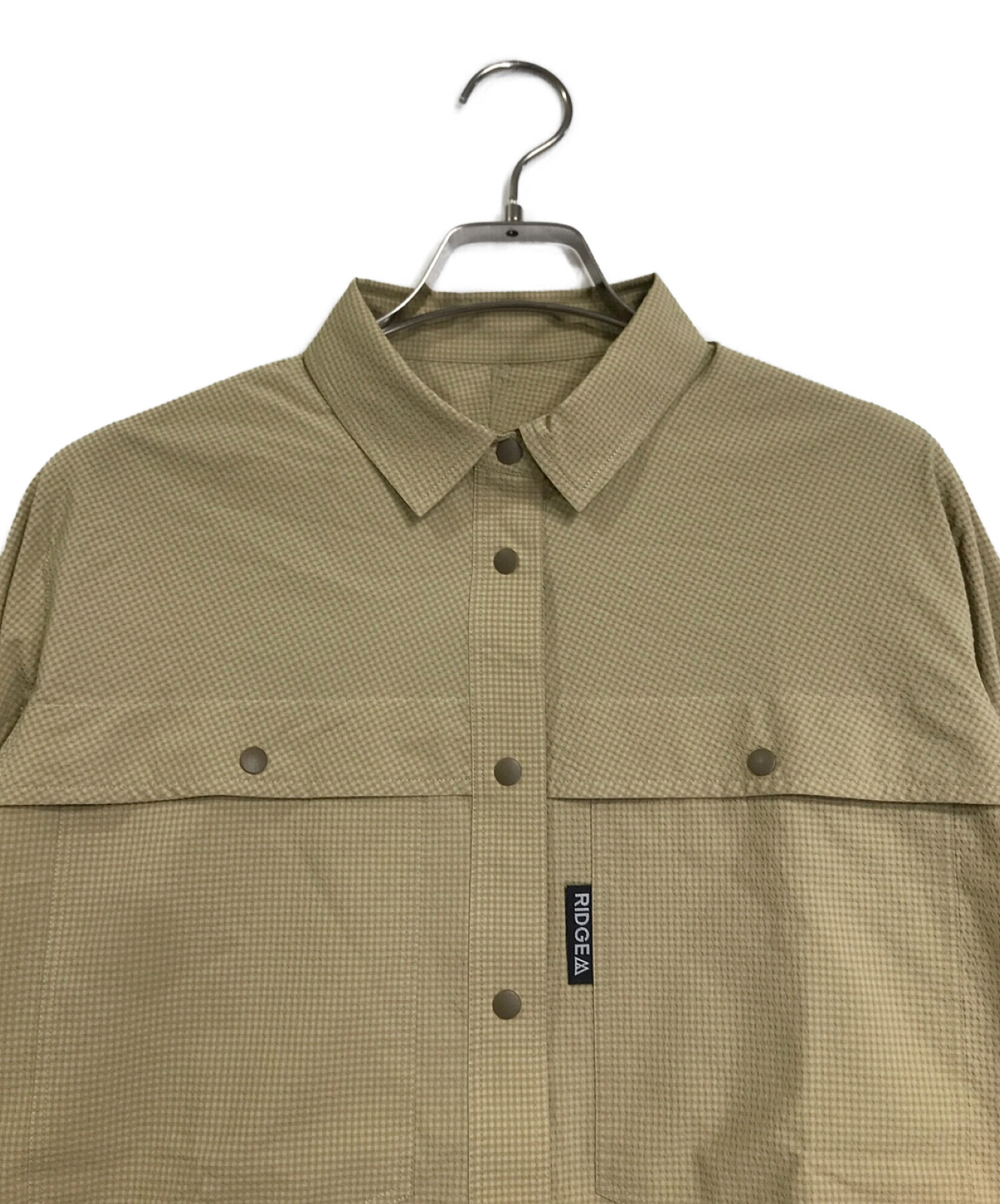 RIDGE MOUNTAIN GEAR (リッジマウンテン ギア) Big Pocket Long Sleeve Shirt ベージュ サイズ:M