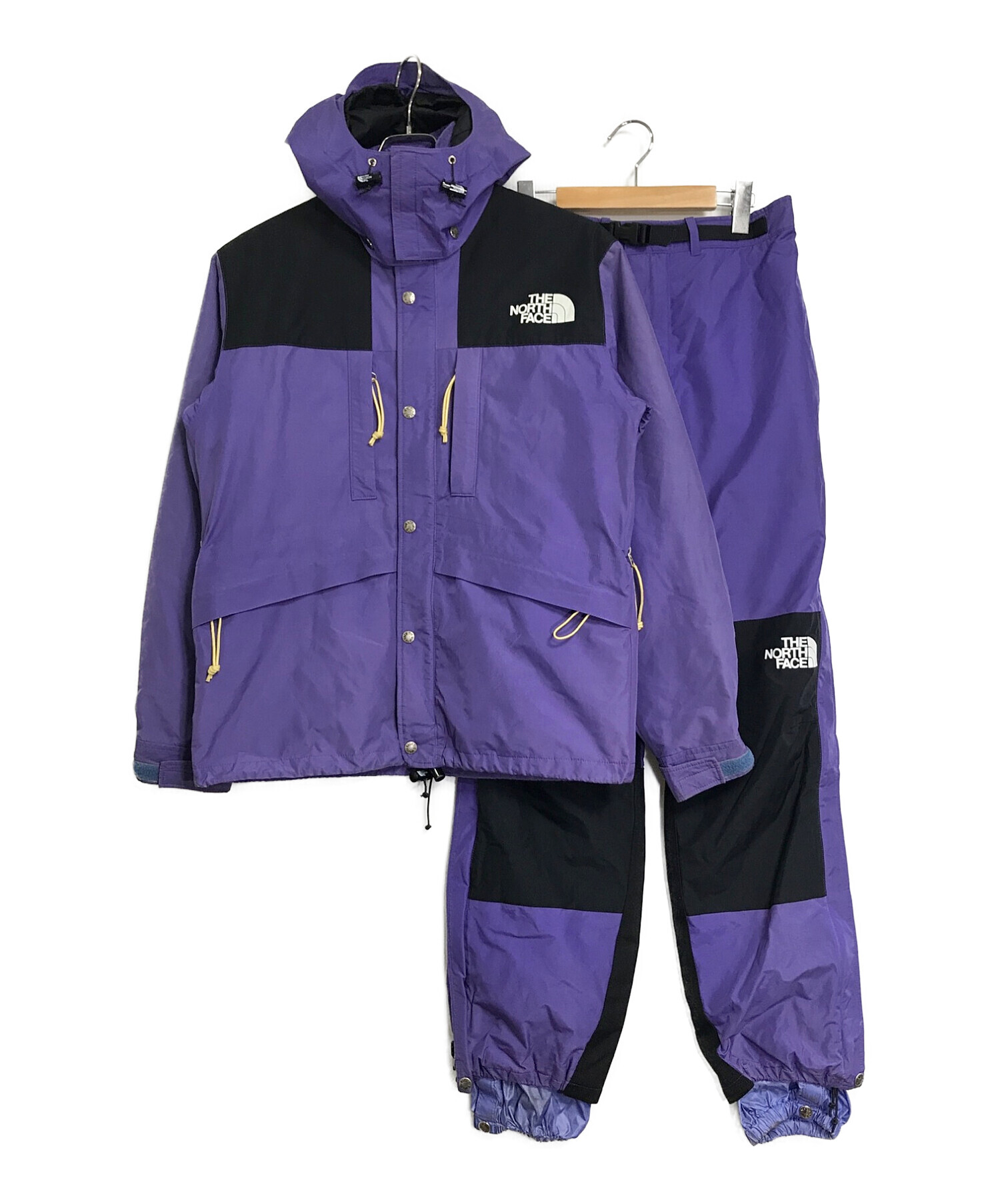 THE NORTH FACE (ザ ノース フェイス) 【古着】GORE-TEXセットアップ パープル サイズ:L