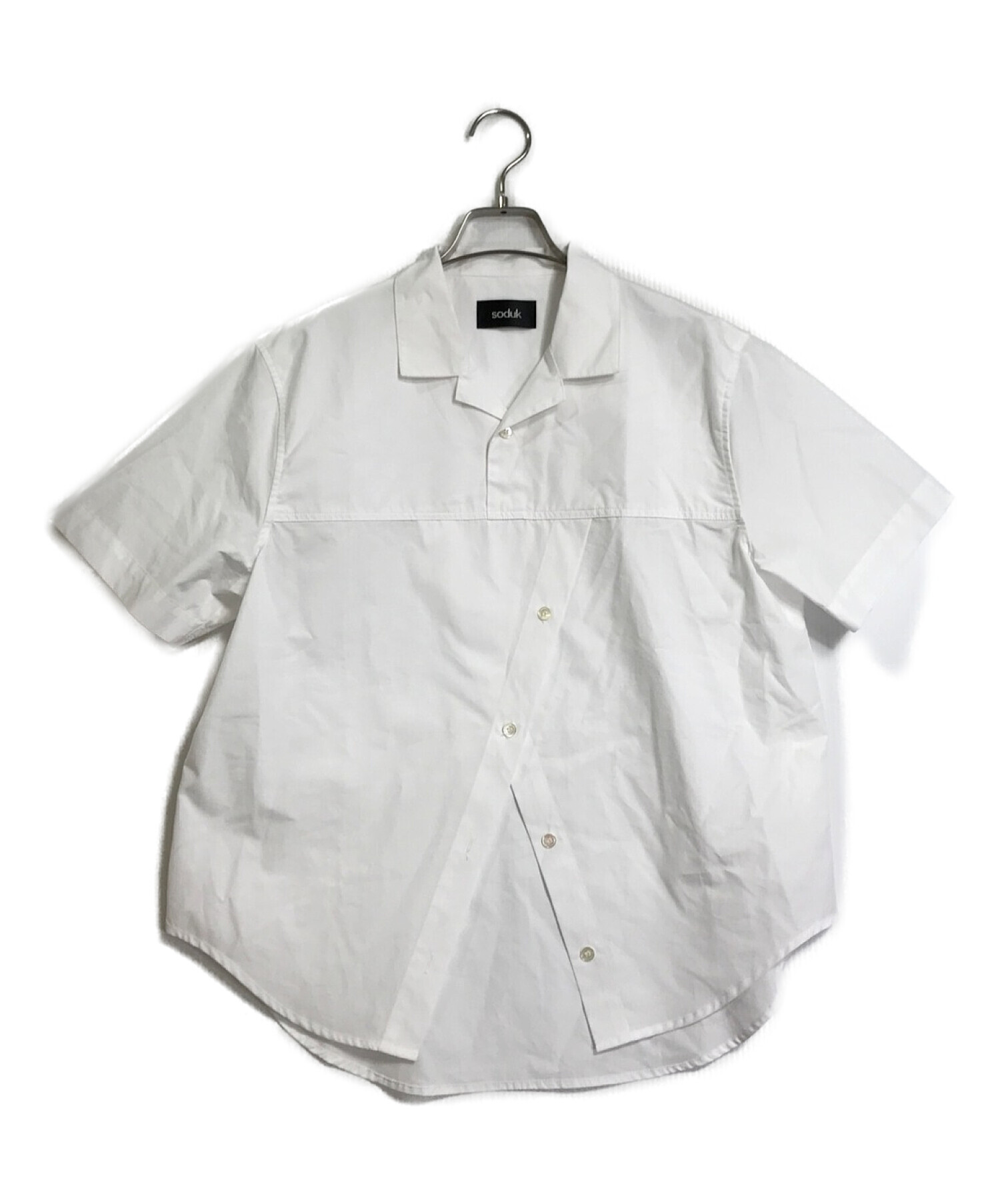soduk (スドーク) デザインシャツ ホワイト サイズ:下記参照