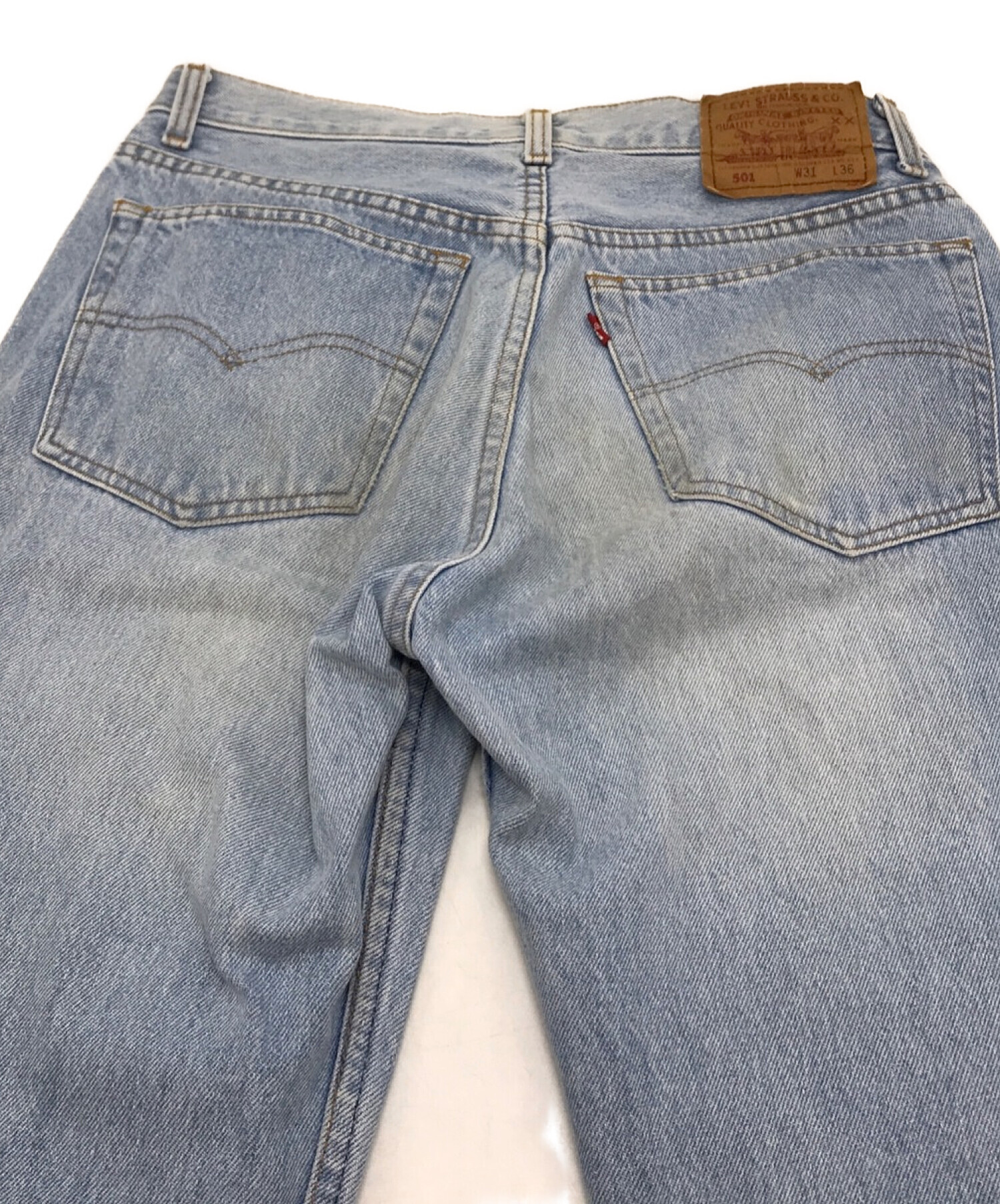 中古・古着通販】LEVI'S (リーバイス) 501デニムパンツ ボタン裏555