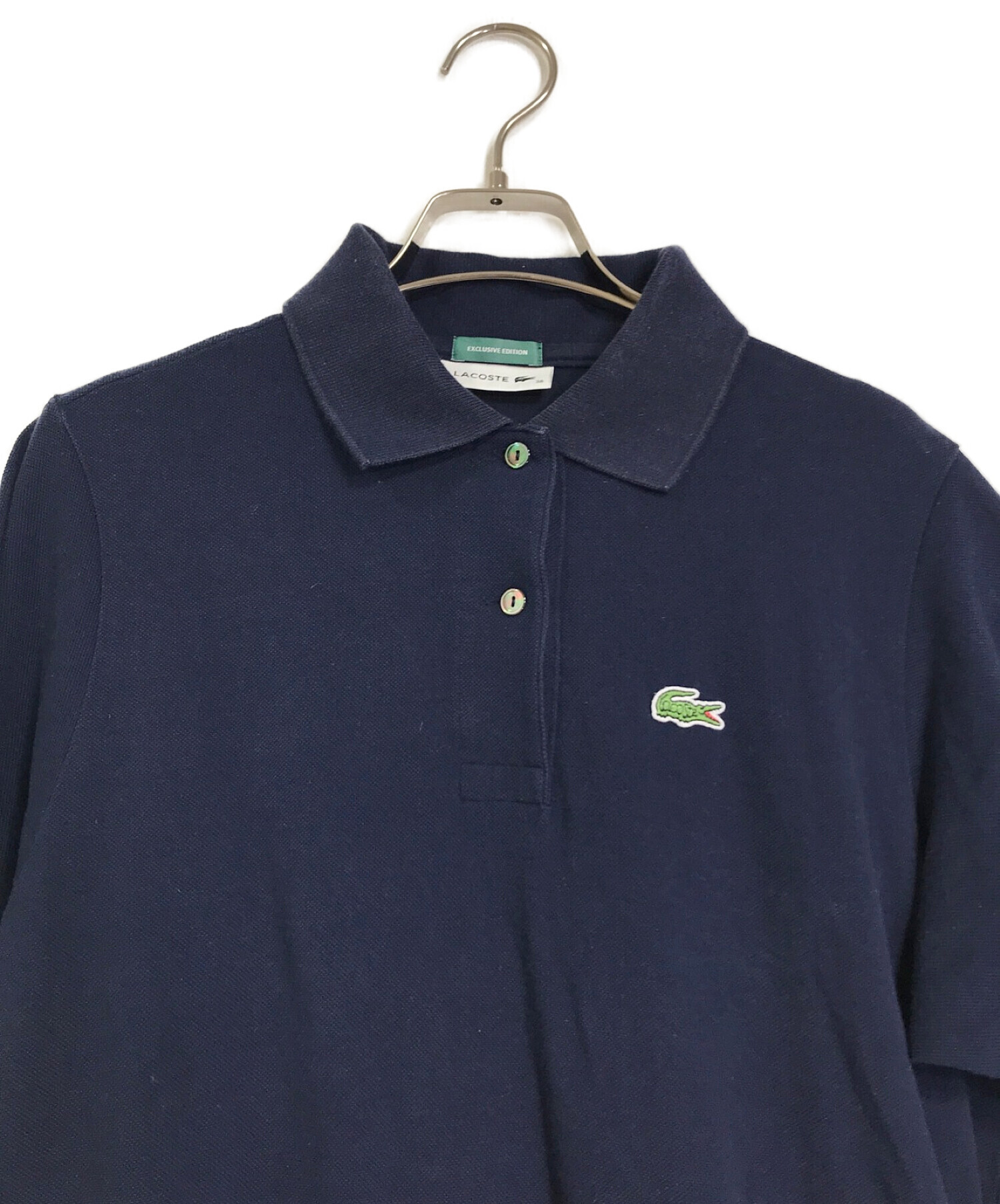 LACOSTE (ラコステ) ポロシャツワンピース ネイビー サイズ:38