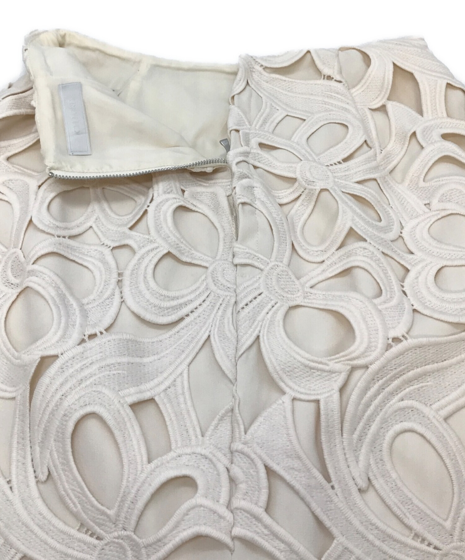 CELFORD (セルフォード) オリジナルリボンレーススカート ホワイト サイズ:38