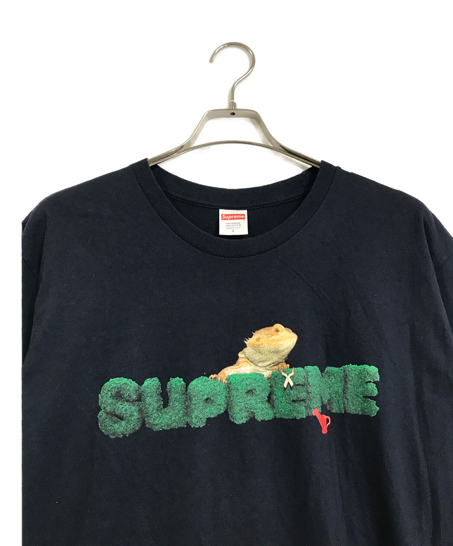 supreme Lizard Tee Black  リザードTシャツ　サイズS