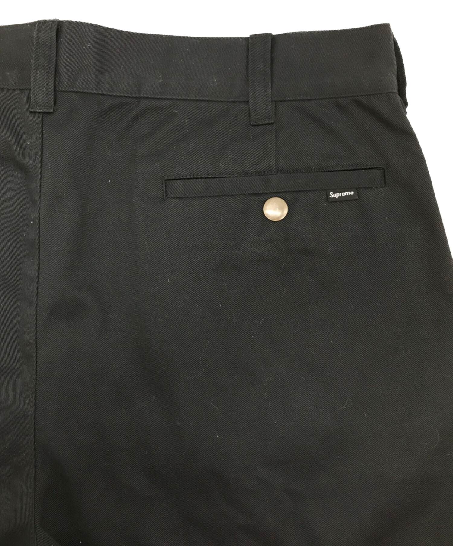 SUPREME (シュプリーム) Work Short ブラック サイズ:32