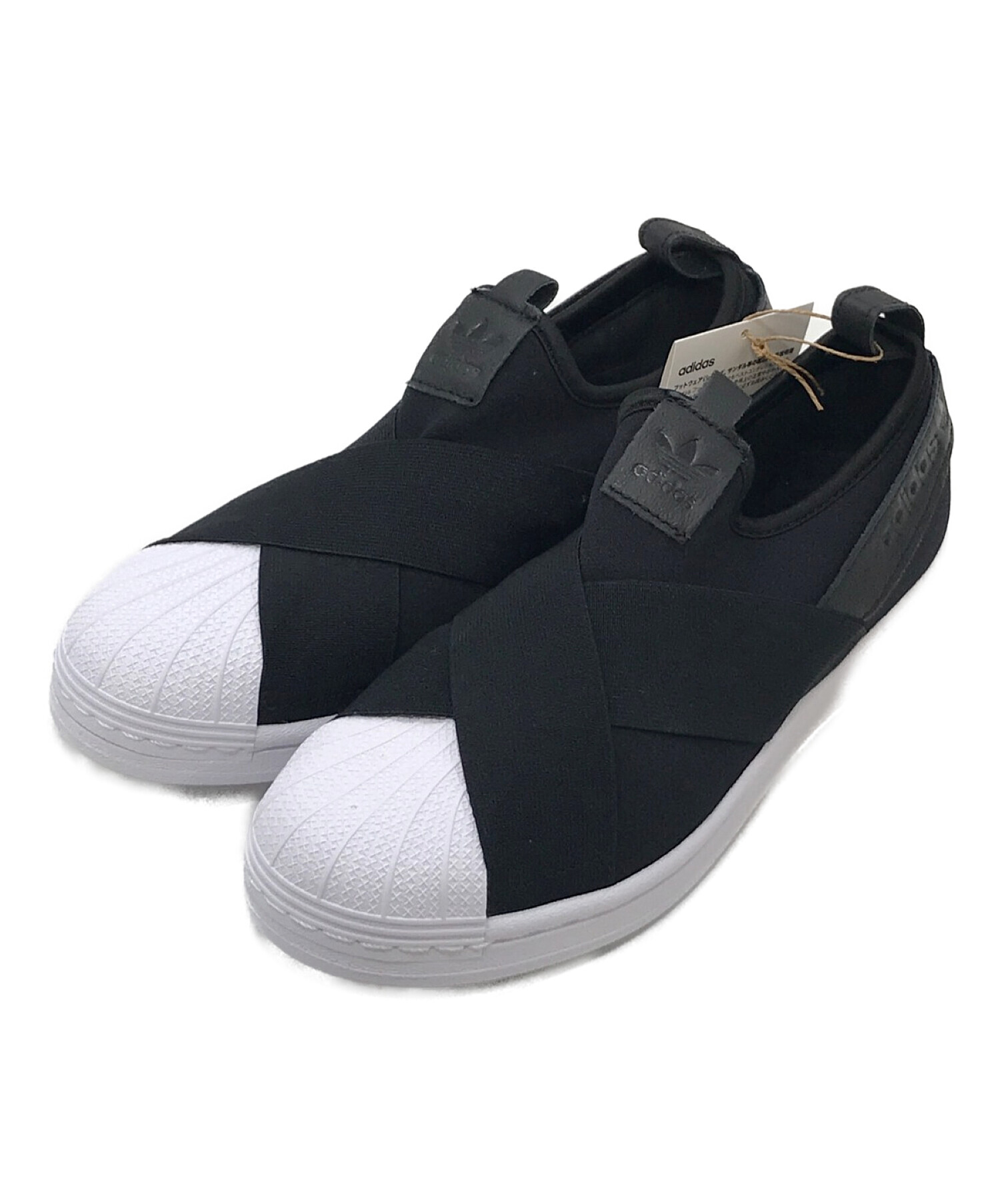 adidas (アディダス) SST SLIPONスーパースタースリッポン ブラック×ホワイト サイズ:24㎝ 未使用品