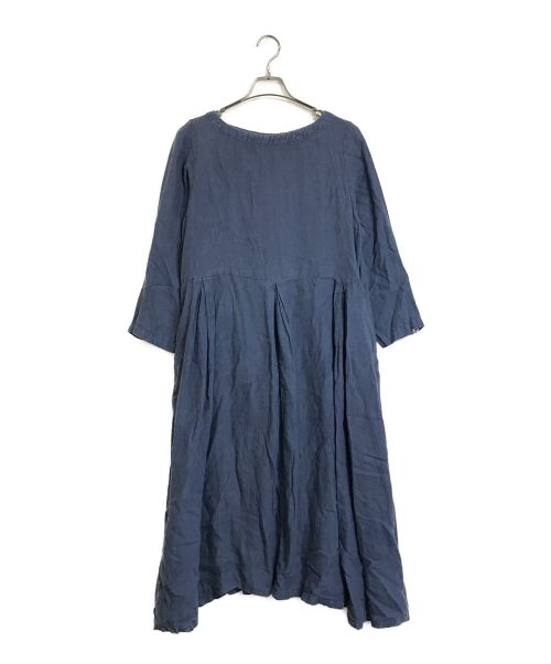 中古・古着通販】nest Robe (ネストローブ) リネンワンピース ネイビー 