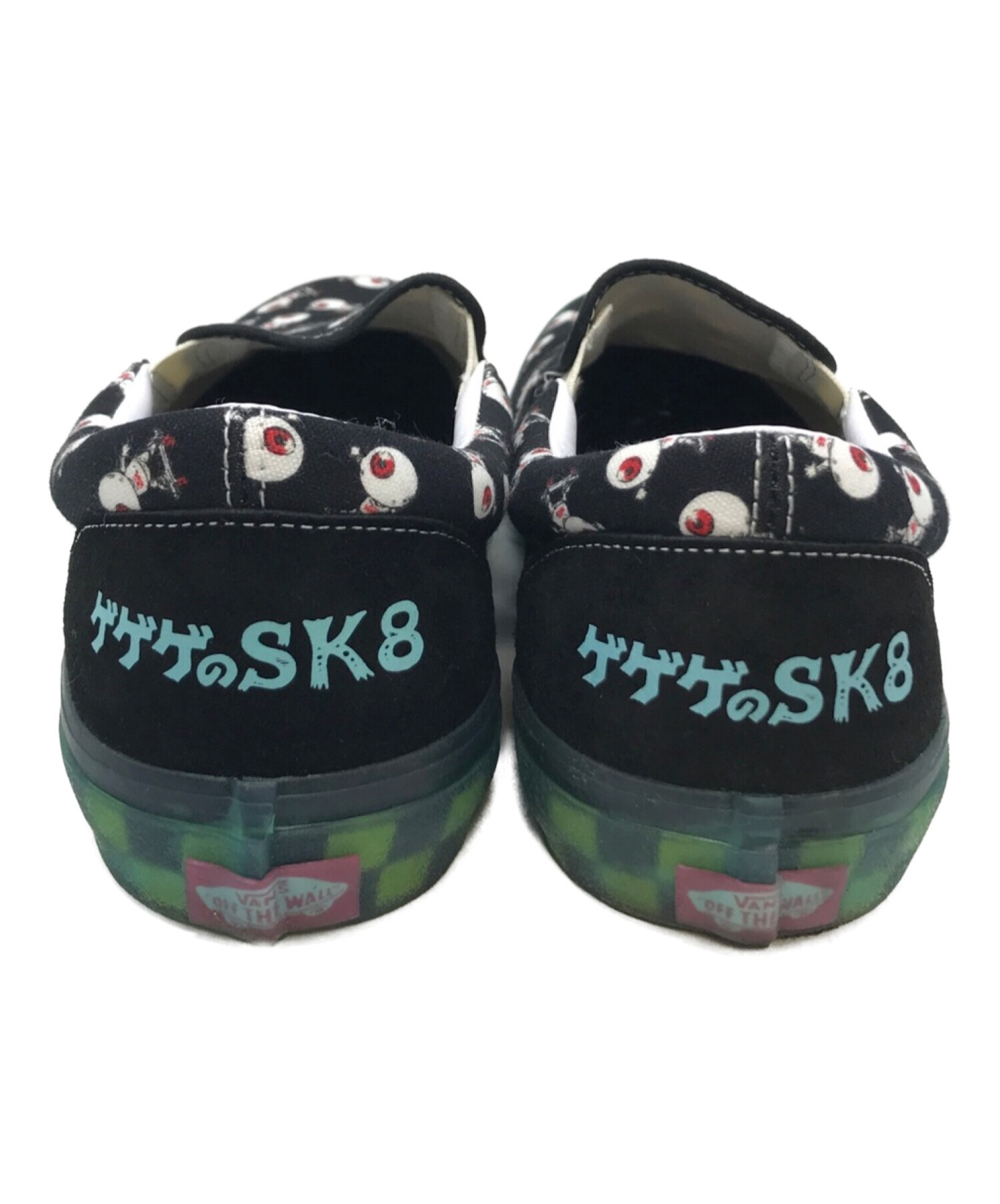 中古・古着通販】VANS (ヴァンズ) ゲゲゲの鬼太郎 スリッポン ブラック