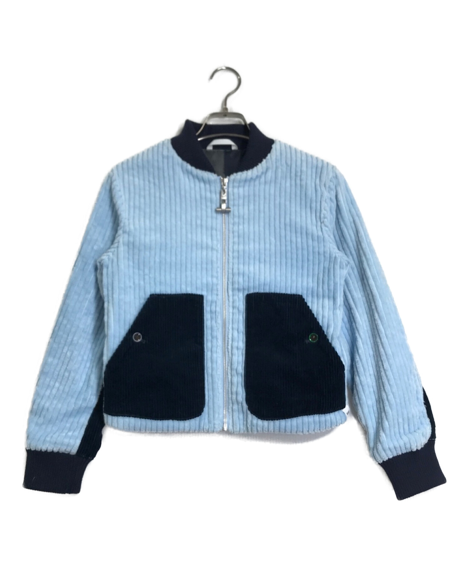 KOE (コエ) Thom Browne (トムブラウン) BOMBER JACKET/ボンバージャケット K8183I20010 ネイビー×ブルー  サイズ:S