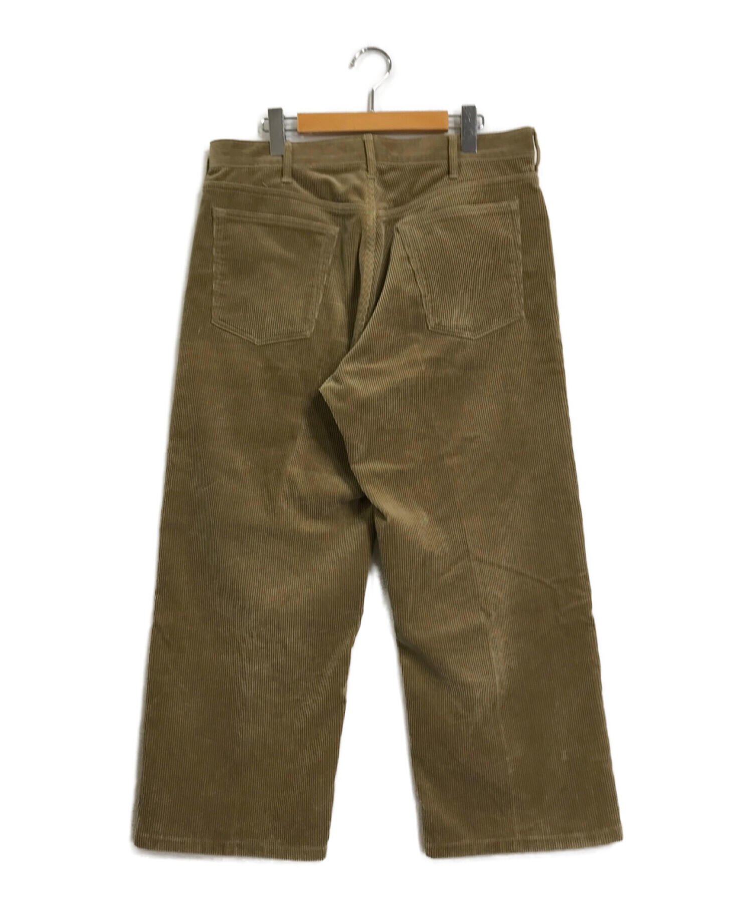 AURALEE (オーラリー) WASHED CORDUROY 5P PANTS/ウォッシュドコーデュロイ5ポケットパンツ　A8AP03FN ベージュ  サイズ:4