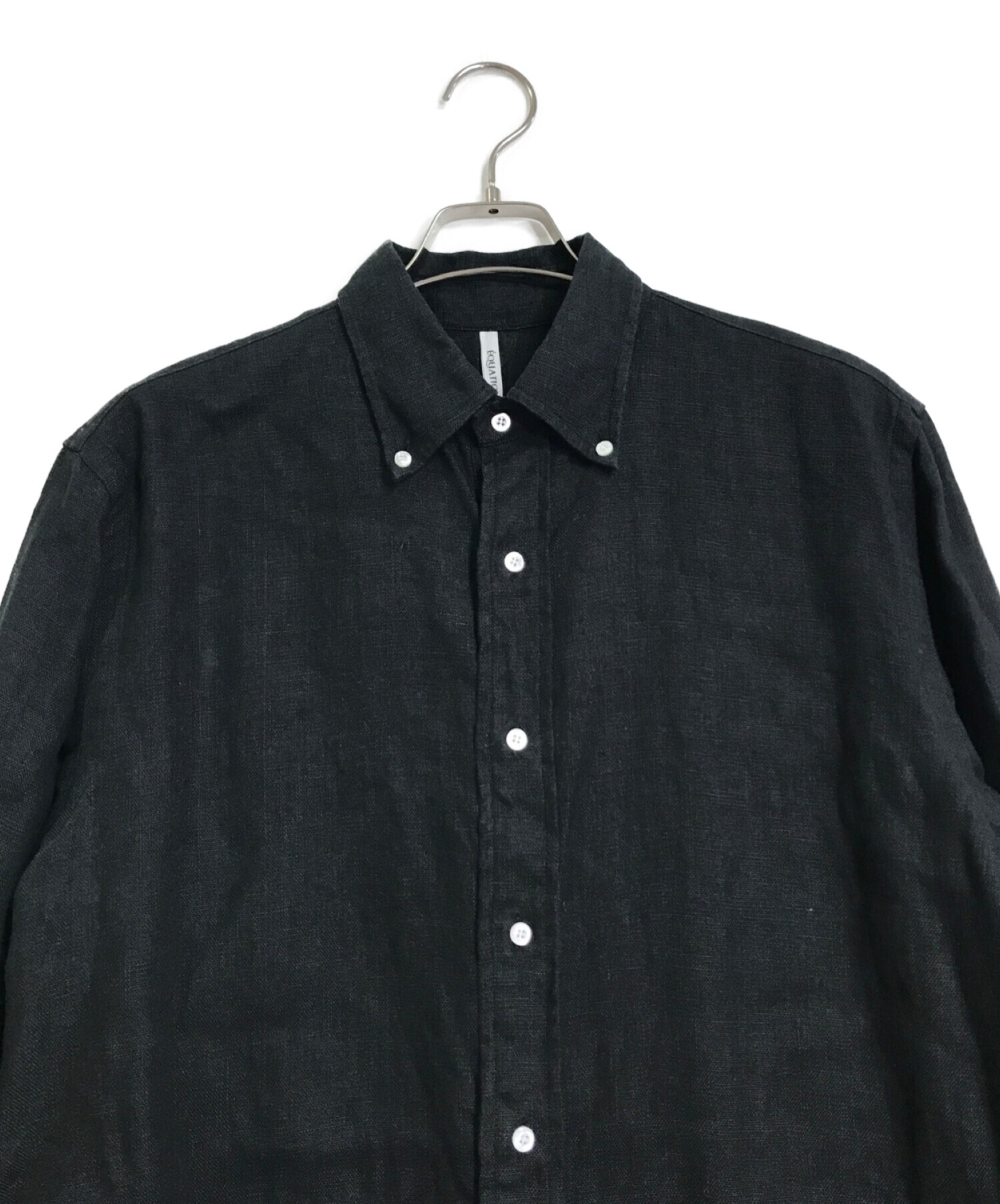 中古・古着通販】EQUATION PERSONNELLE (エカッションパーソネル) Round Hem Linen  B/D/ラウンドヘムリネンブロード 21050053700130 ブラック サイズ:3｜ブランド・古着通販 トレファク公式【TREFAC  FASHION】スマホサイト