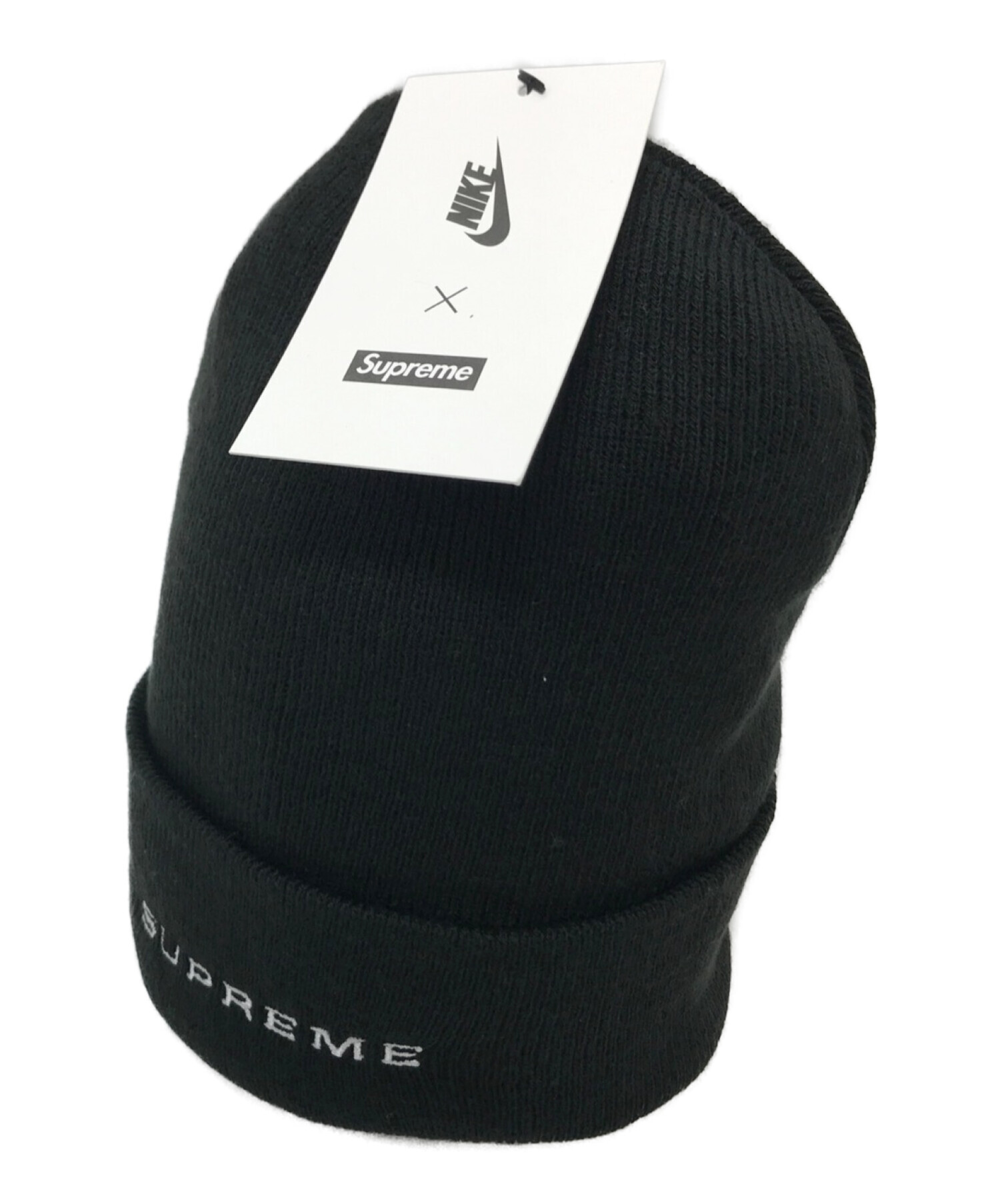 新品 Supreme × NIKE Beanie ブラック 黒 ニット帽
