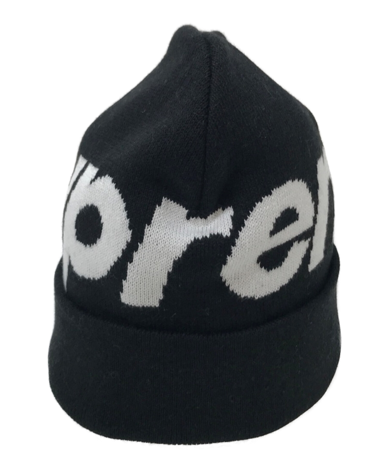 SUPREME (シュプリーム) Big Logo Beanie/ビッグロゴフーディー ブラック 未使用品