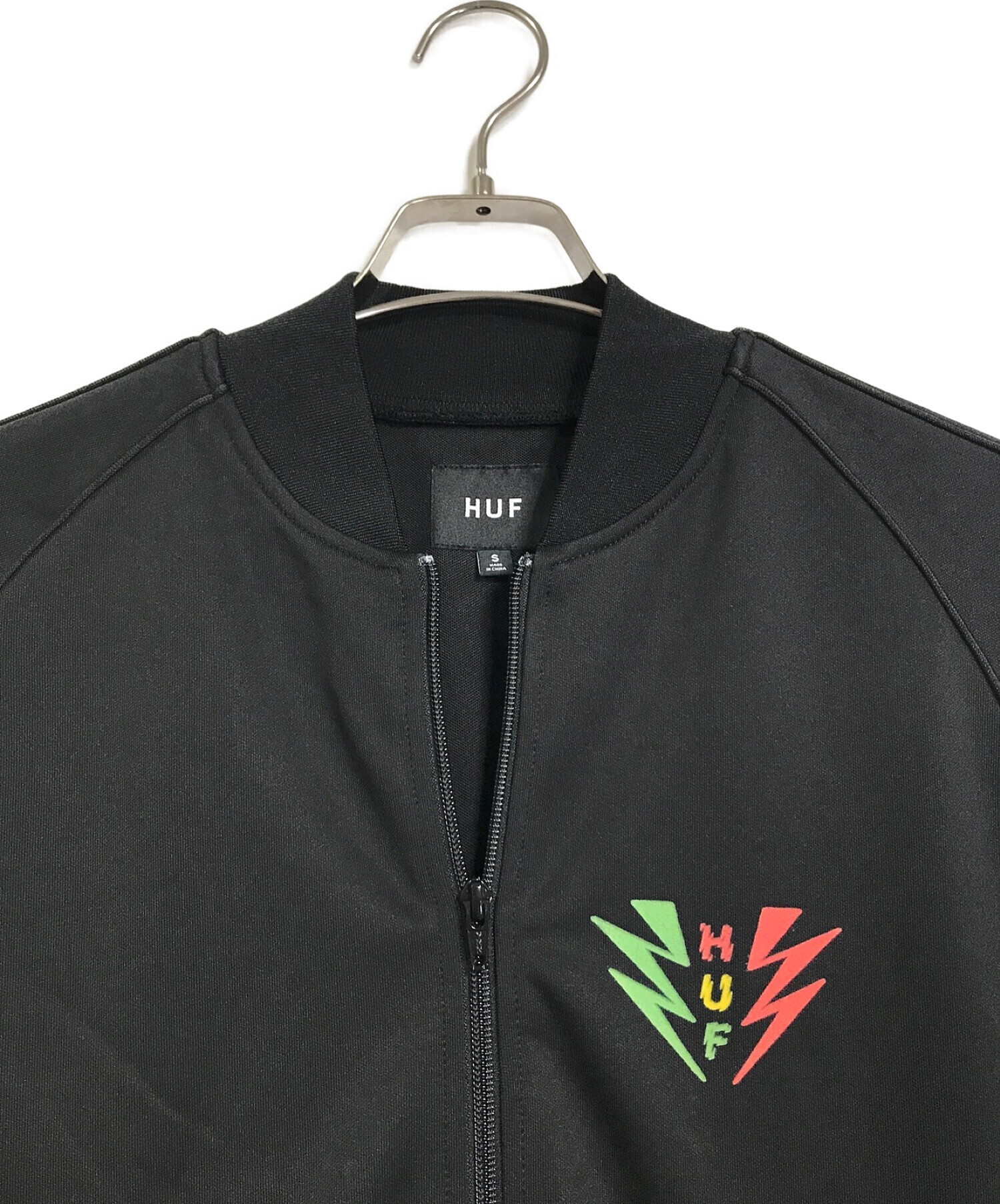 HUF (ハフ) SEISMIC BASS TRACK JACKET ブラック サイズ:S