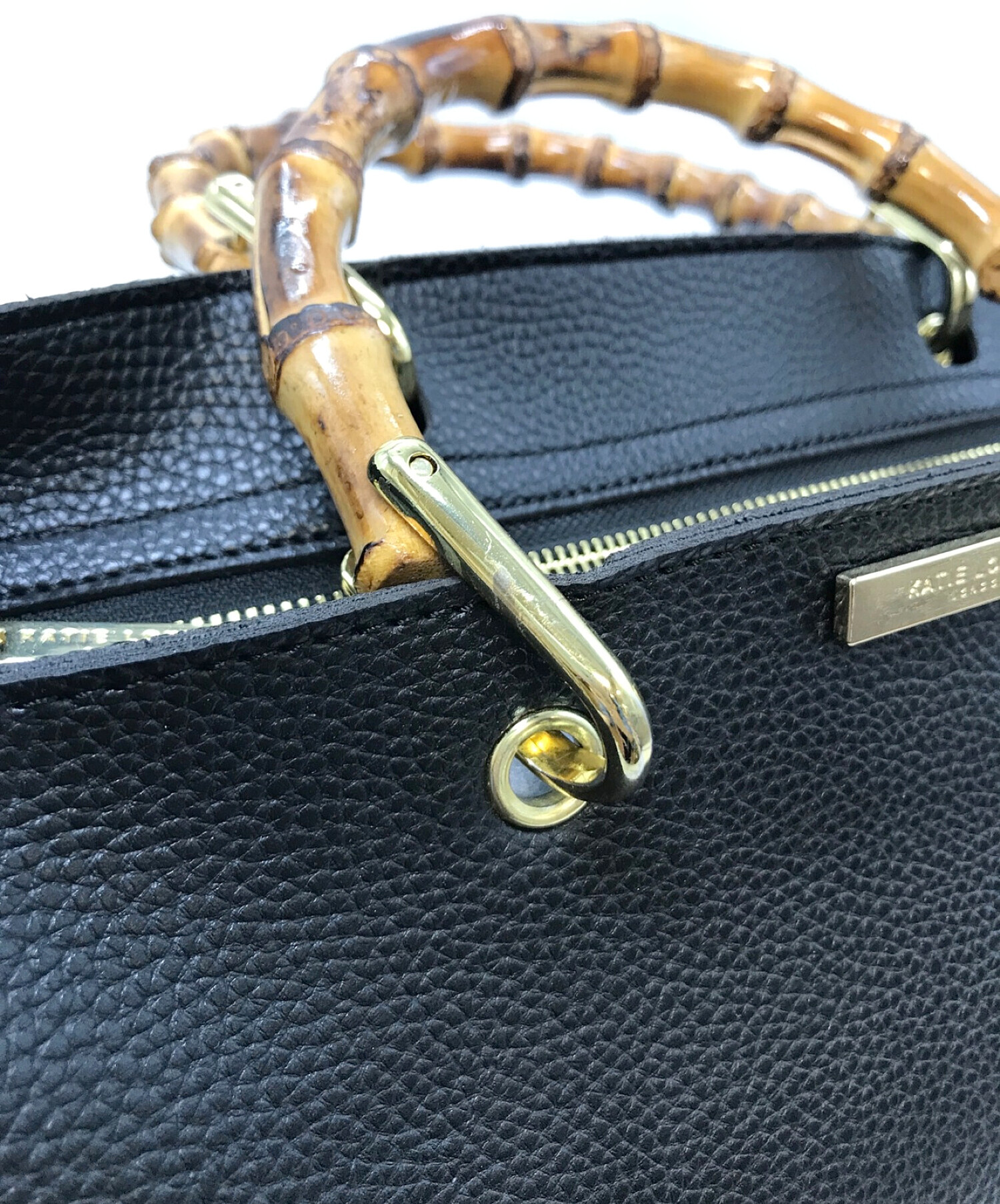 KATIE LOXTON (ケイティロクストン) AVERY BAMBOO BAG ブラック サイズ:実寸参照