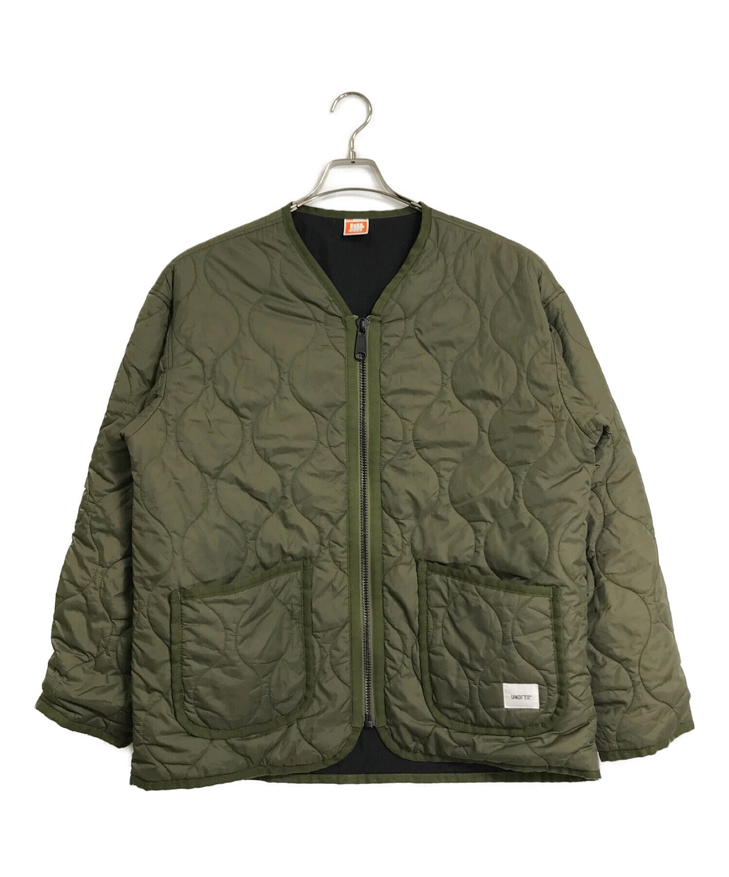 UNDEFEATED (アンディーフィーテッド) QUILTED JACKET/キルティングジャケット　JP20009 グリーン サイズ:XL