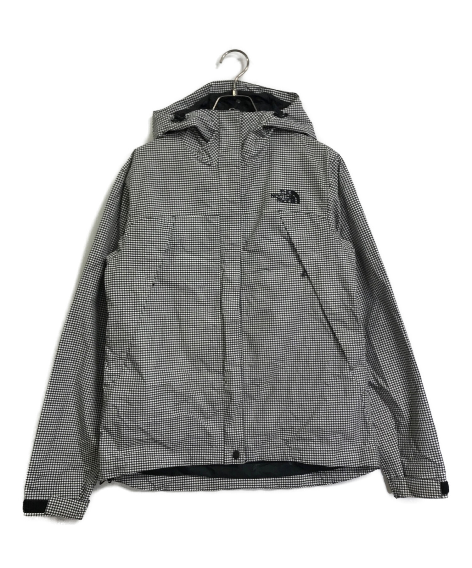 THE NORTH FACE (ザ ノース フェイス) Novelty Scoop Jacket/スクープジャケット ブラック×ホワイト サイズ:L