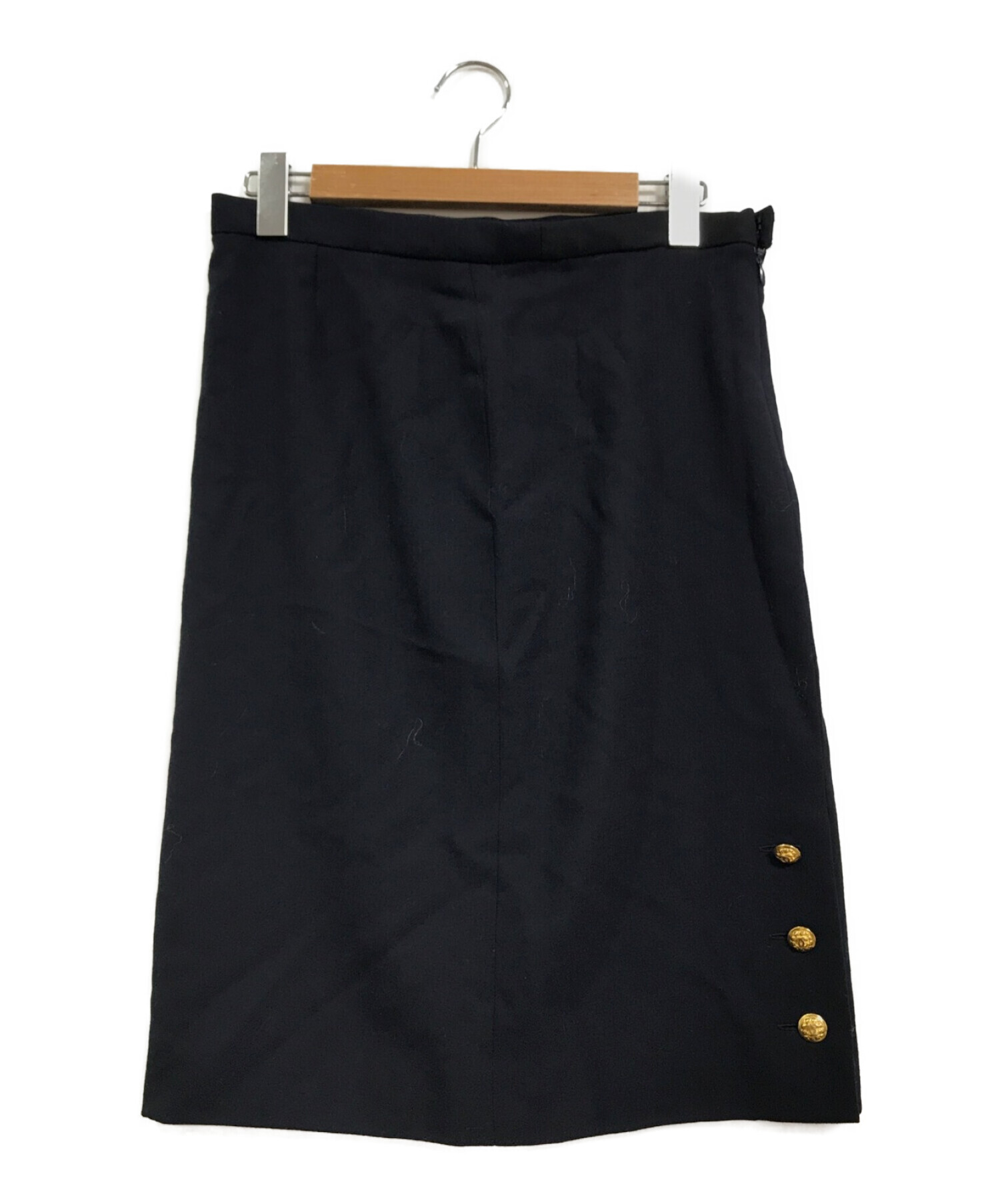 【美品】CHANEL ツイード スカート Aライン 97A ブラウン系 36○付属品