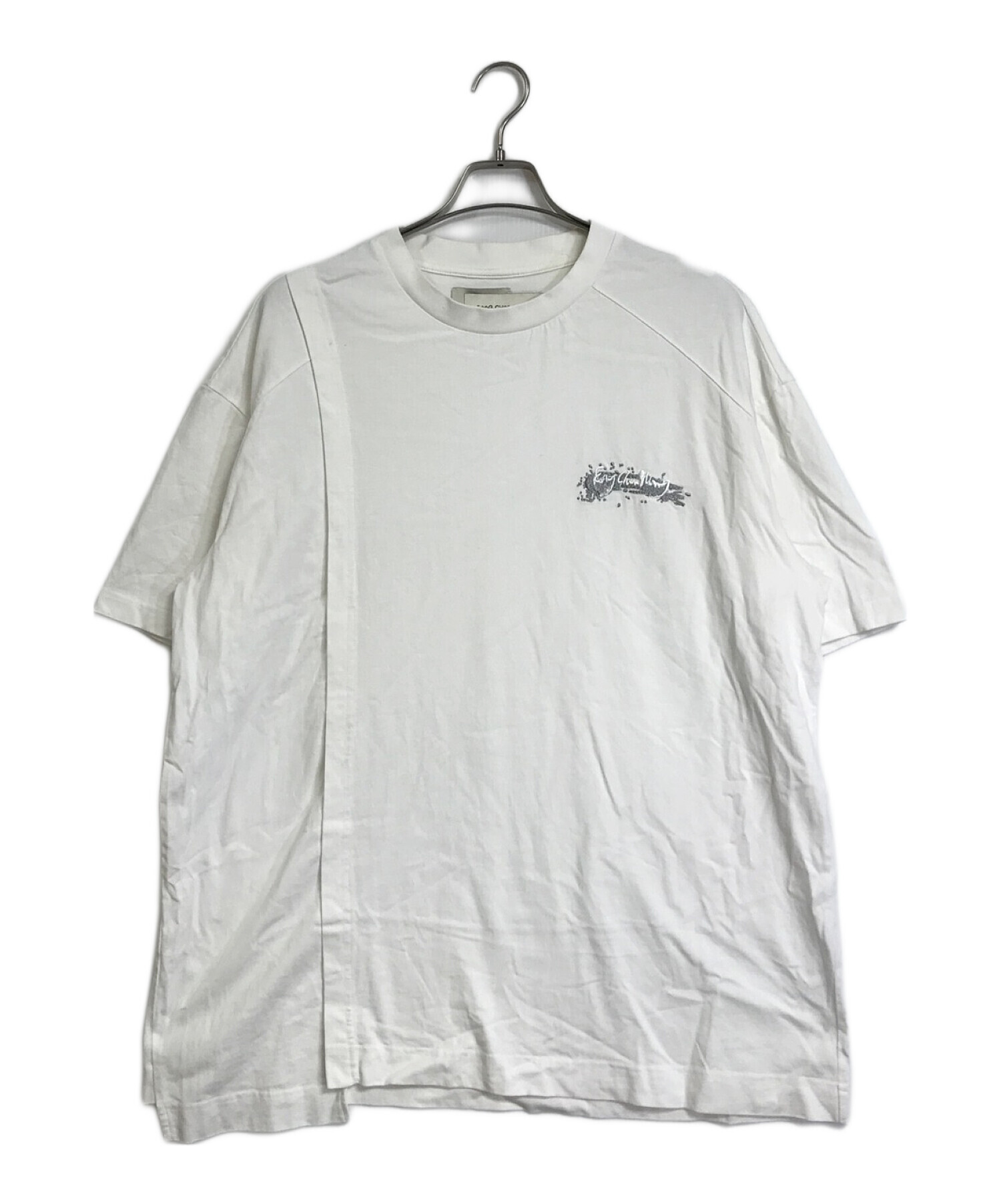 FENG CHEN WANG (フェンチェンワン) FENG CHEN WANG　　ロゴ刺繍Tシャツ　　FF12TSH704 ホワイト サイズ:M