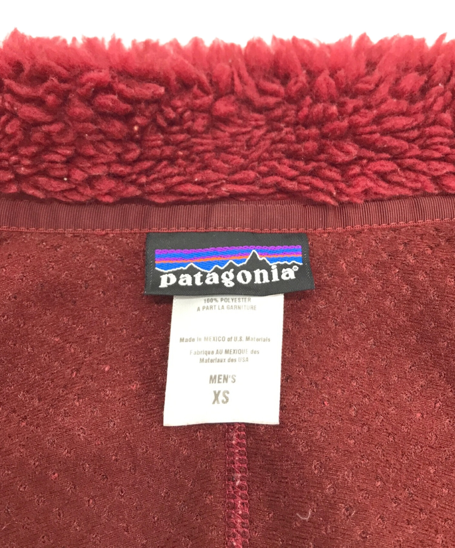 中古・古着通販】Patagonia (パタゴニア) クラシックレトロカーディガン ボアジャケット フリースジャケット 23024F5 レッド  サイズ:XS｜ブランド・古着通販 トレファク公式【TREFAC FASHION】スマホサイト