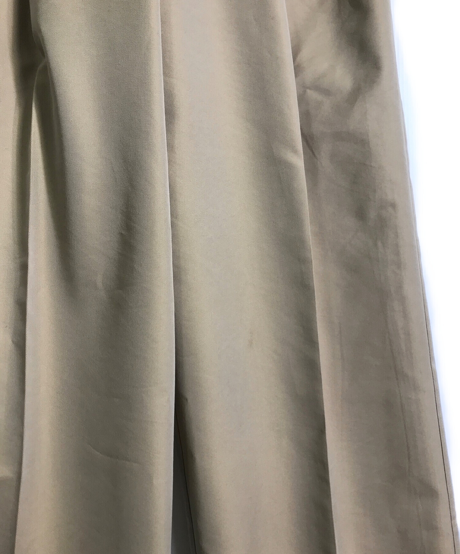 中古・古着通販】CLANE (クラネ) BACK RIBBON PANTS ベージュ サイズ:2