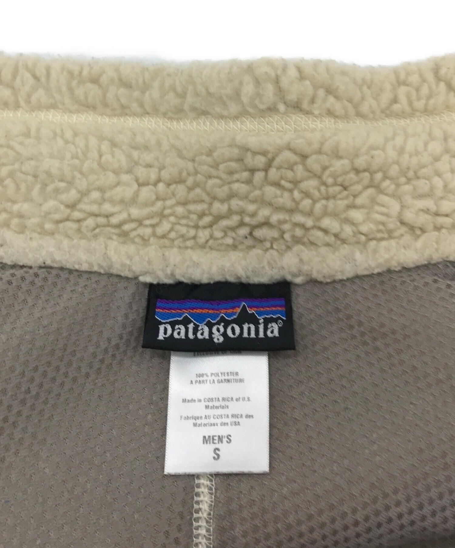 Patagonia (パタゴニア) パタゴニア レトロX フリース アイボリー×ブラウン サイズ:S