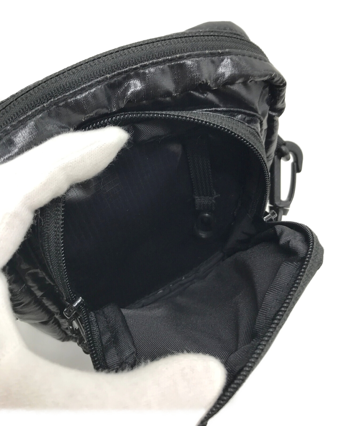 SUPREME (シュプリーム) 17AW Shoulder Bag Black Boxlogo CORDURA / ショルダーバッグ ボックスロゴ  ブラック サイズ:実寸参照