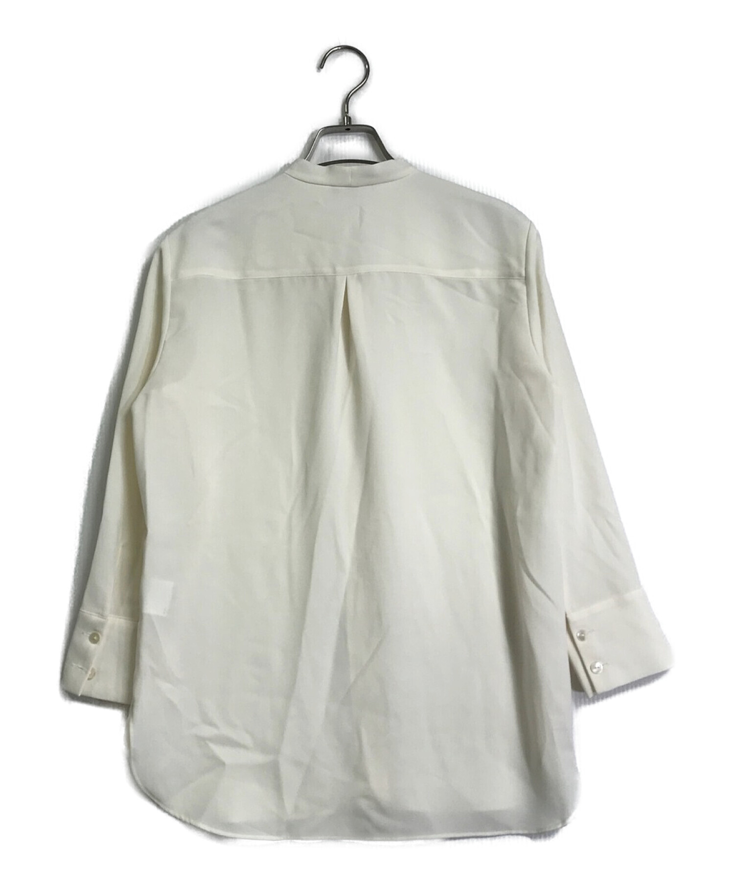 theory (セオリー) PRIME GGT TIE BLOUSE/ボウタイブラウス アイボリー サイズ:S