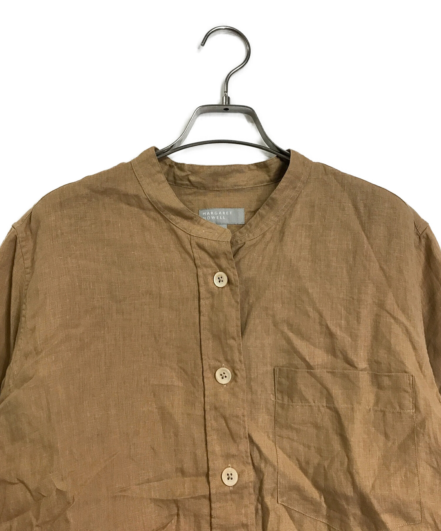 中古・古着通販】MARGARET HOWELL (マーガレットハウエル) SHIRTING LINEN ベージュ サイズ:Ⅱ｜ブランド・古着通販  トレファク公式【TREFAC FASHION】スマホサイト