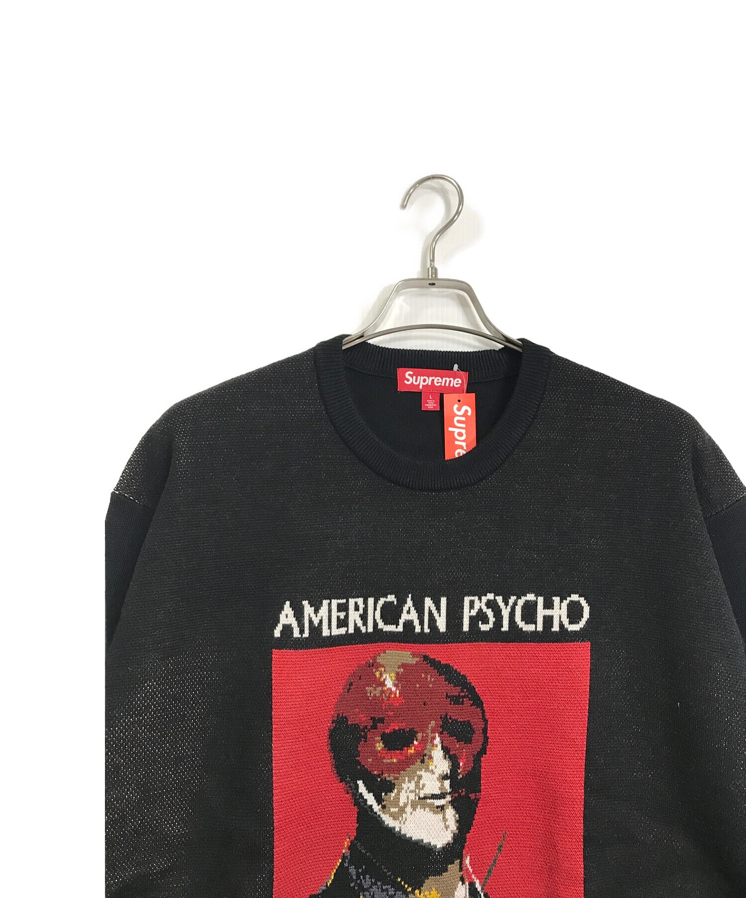 SUPREME (シュプリーム) 23AW American Psycho Sweater / アメリカンサイコセーター ブラック サイズ:L 未使用品