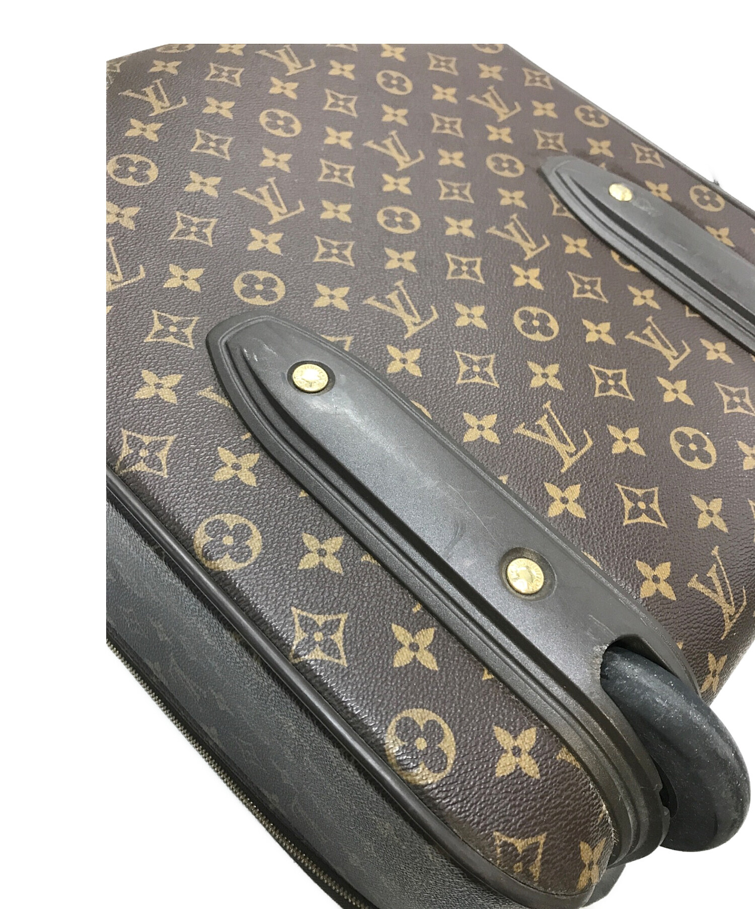 LOUIS VUITTON (ルイ ヴィトン) モノグラム ペガス45 トロリーケース キャリーケース ブラウン