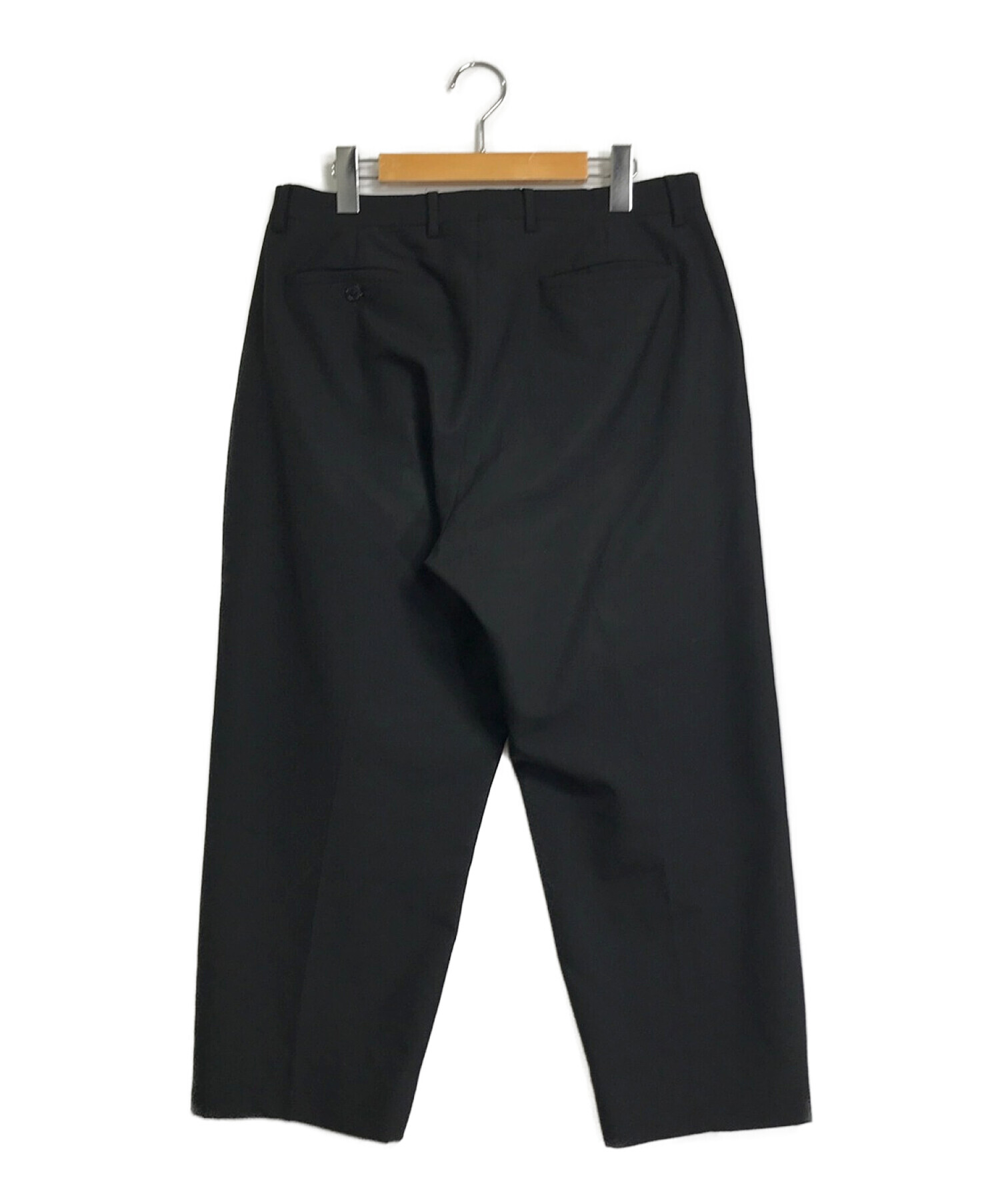 【日本製人気】supreme pleated trouser black 2021 パンツ