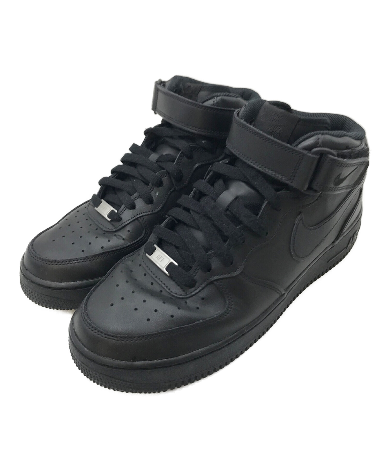 中古・古着通販】NIKE (ナイキ) AIR FORCE 1 MID 07 ブラック サイズ