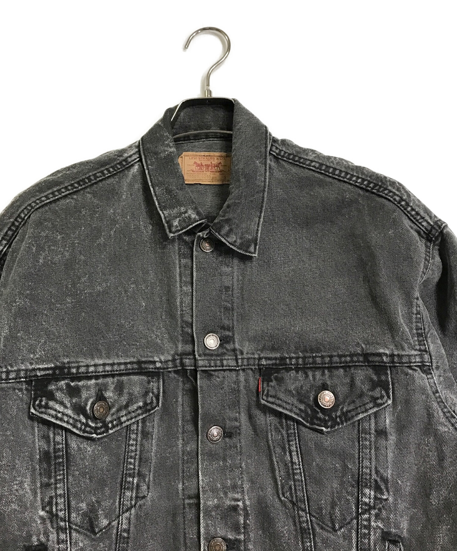 中古・古着通販】LEVI'S (リーバイス) ケミカルウォッシュブラック