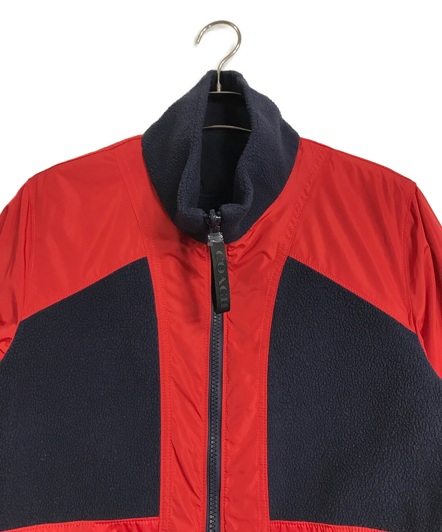 中古・古着通販】COACH (コーチ) POLAR FLEECE JACKET ネイビー