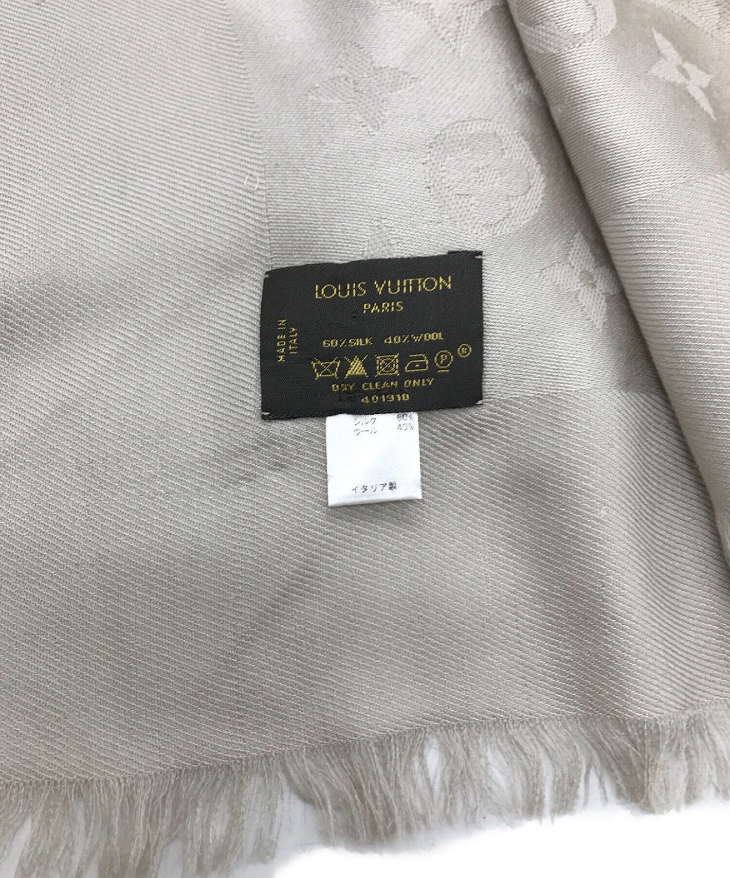 中古・古着通販】LOUIS VUITTON (ルイ ヴィトン) モノグラム総柄シルク