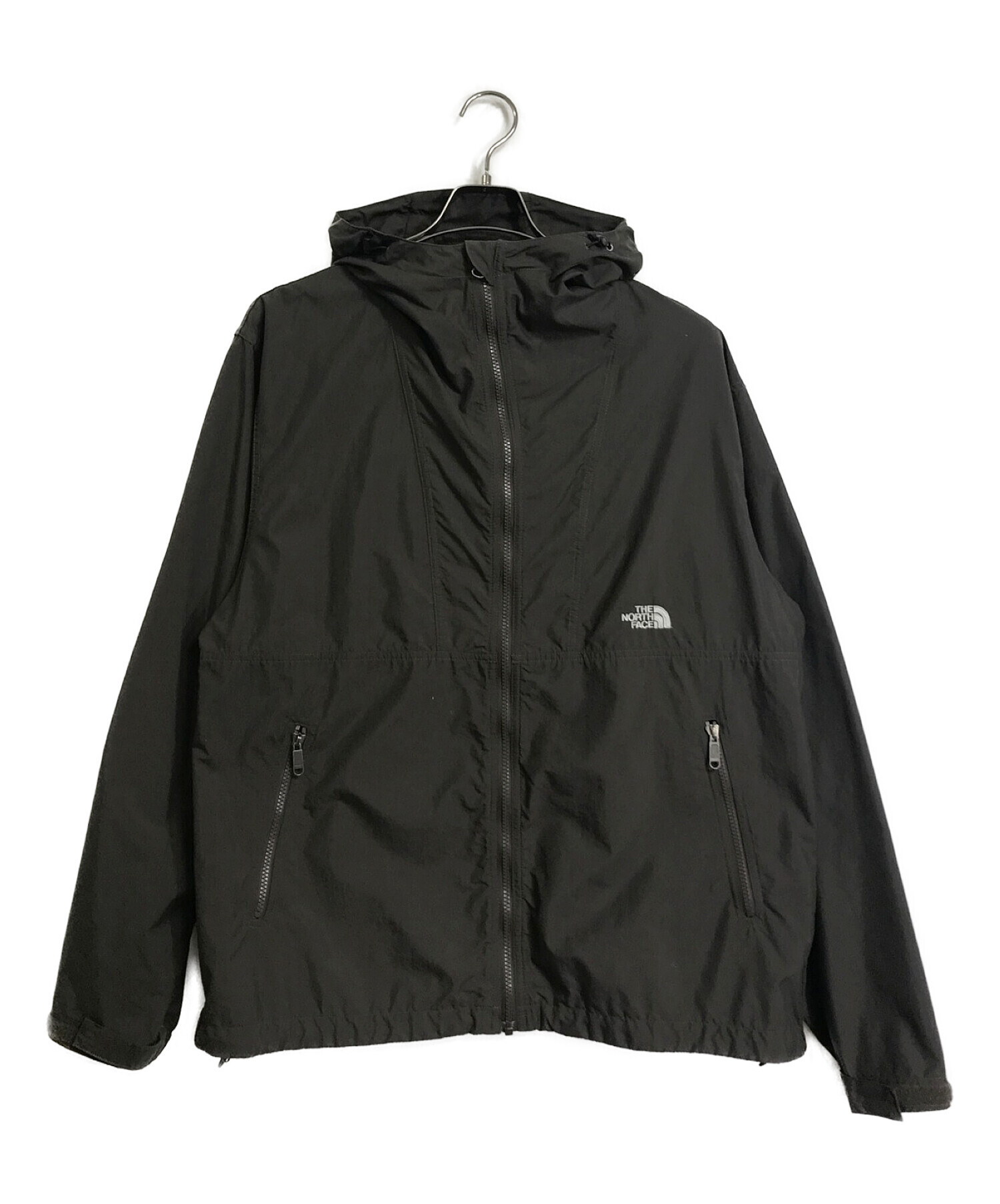 柄デザイン無地THE NORTH FACE COMPACT JACKET XL - マウンテンパーカー