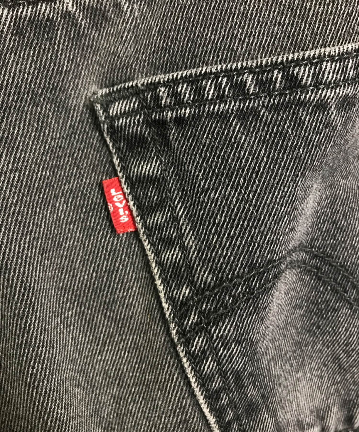 中古・古着通販】LEVI'S (リーバイス) 550 先染ブラックデニムパンツ