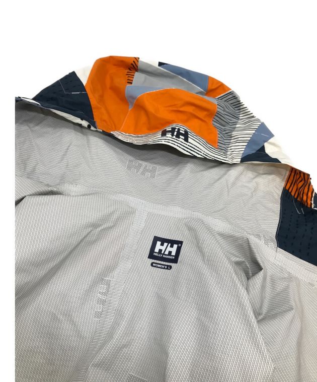 HELLY HANSEN (ヘリーハンセン) ノルディックプリントスカンザライトジャケット オレンジ サイズ:L