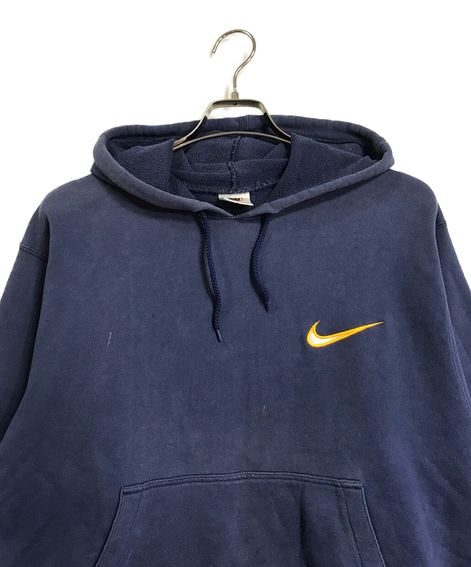 中古・古着通販】NIKE (ナイキ) ロゴプルオーバーパーカー パープル