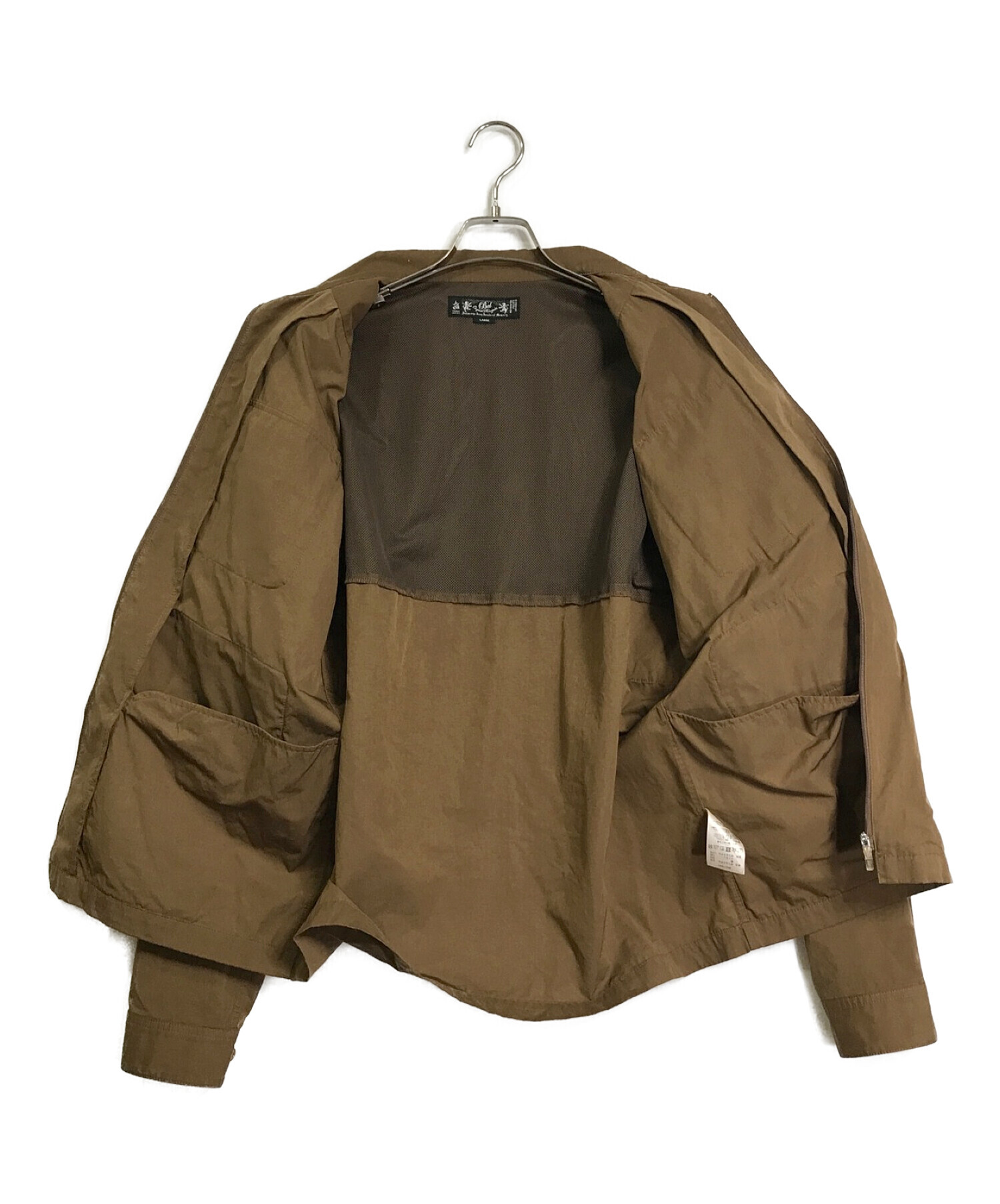 中古・古着通販】BAL (バル) MULTI POCKET ZIP OFF SHIRT ジップアップシャツBAL-1941 ブラウン  サイズ:L｜ブランド・古着通販 トレファク公式【TREFAC FASHION】スマホサイト