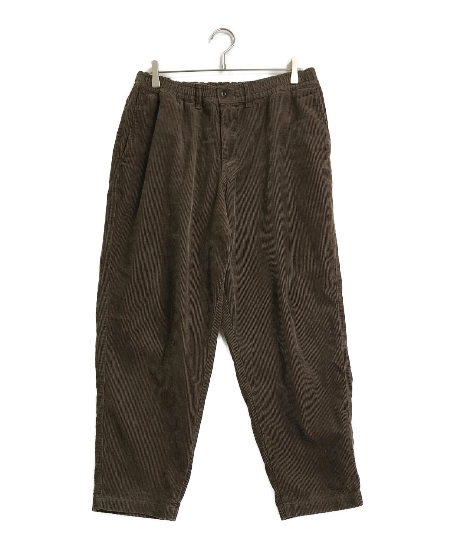 CUP AND CONE (カップアンドコーン) Corduroy Easy Pants ブラウン サイズ:3