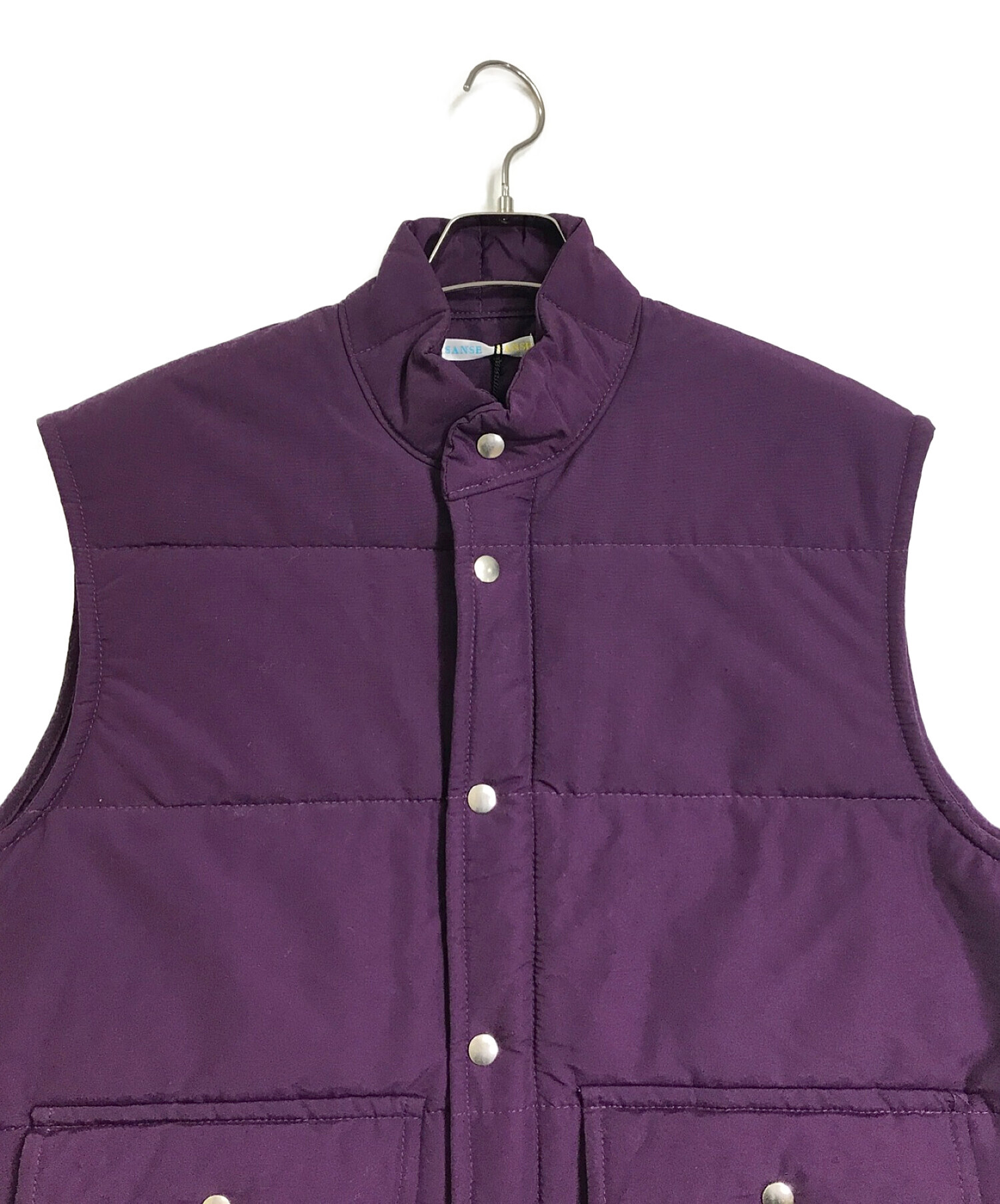 中古・古着通販】SANSE SANSE (サンセサンセ) macaroni VEST パープル 