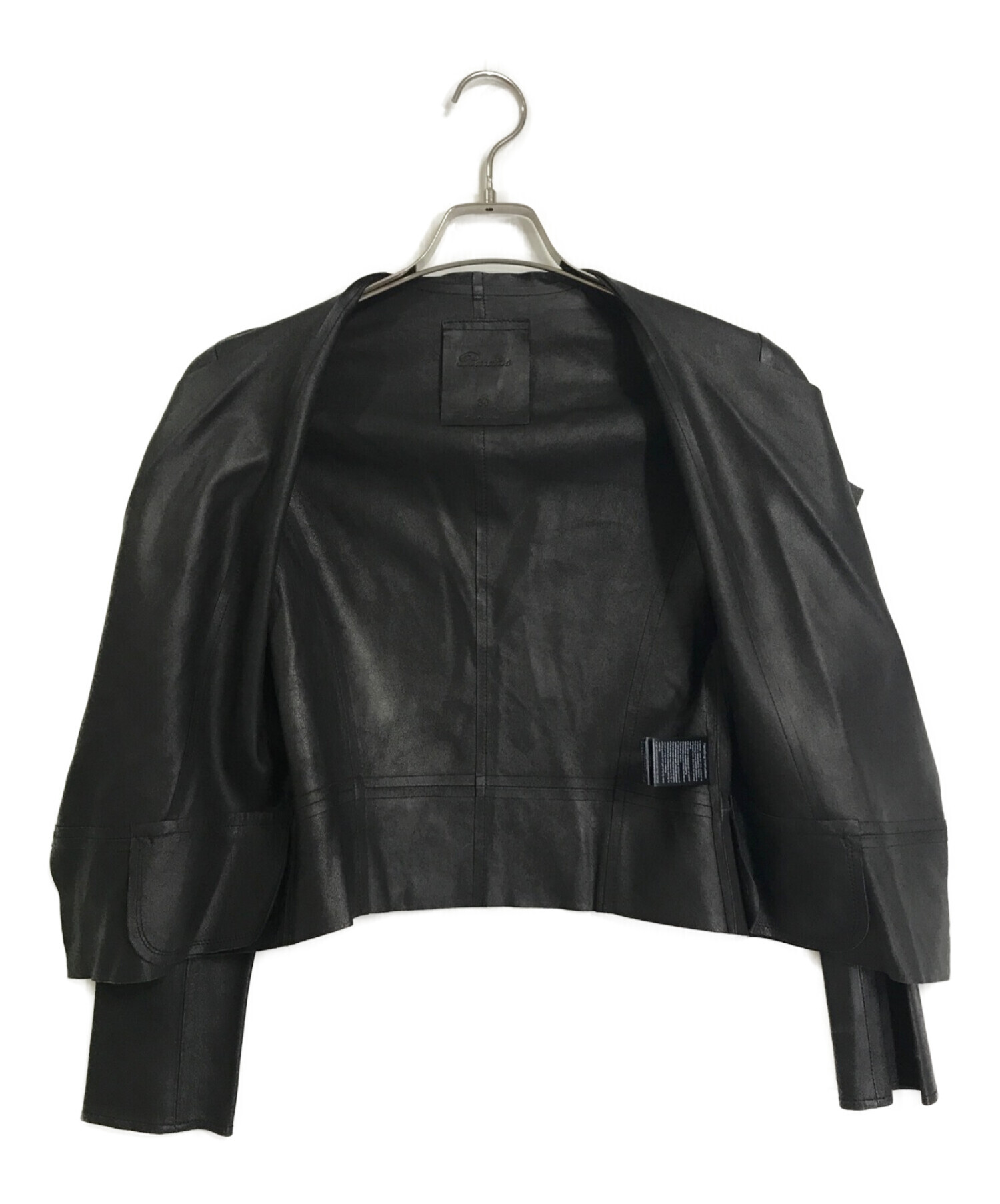 Rawtus (ロゥタス) レザージャケット ブラック サイズ:34