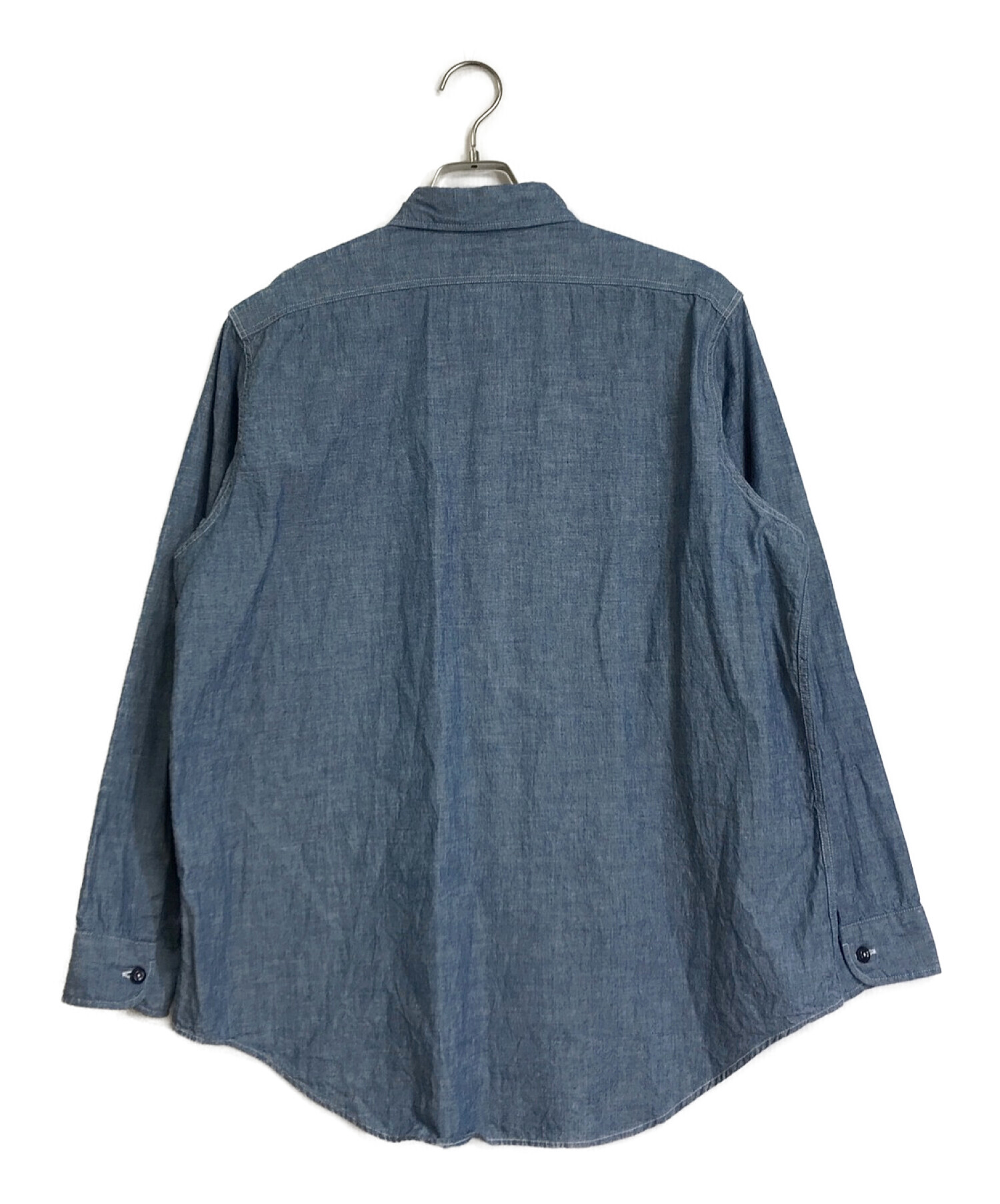 MADISON BLUE ハンプトン シャンブレー 袖裏 刺繍 シャツ - トップス