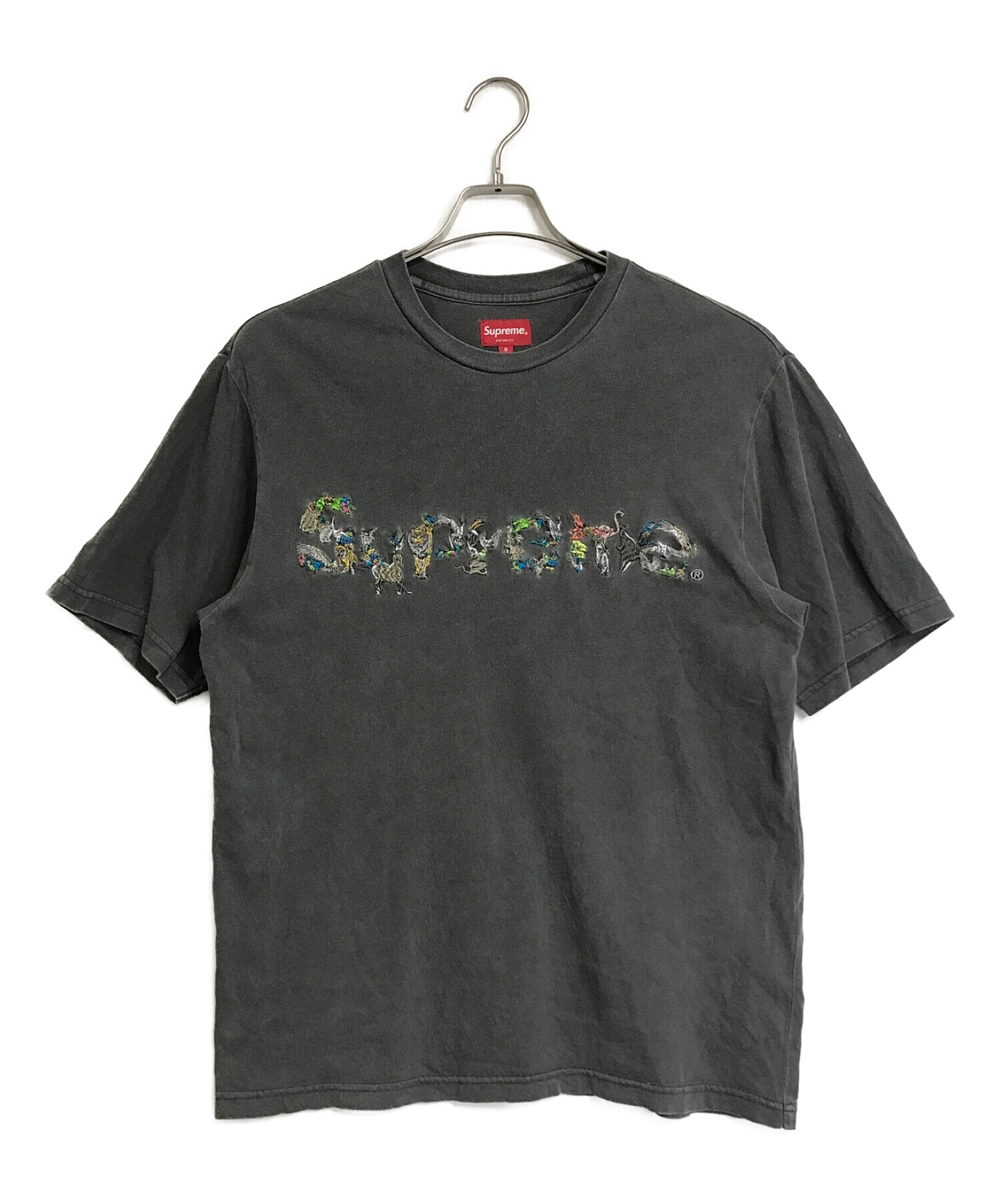 SUPREME (シュプリーム) 23SSアニマルキングダムTシャツ グレー サイズ:S