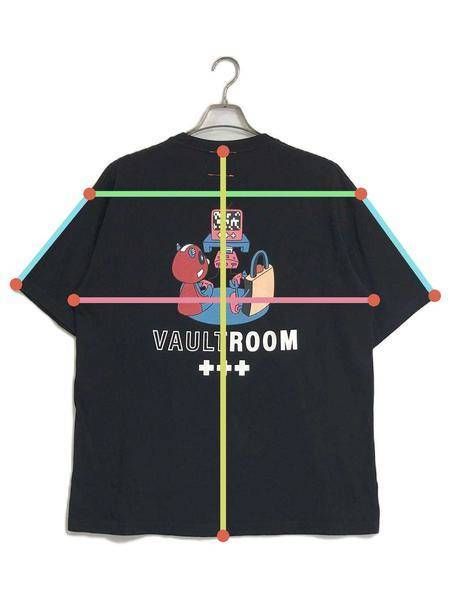 【中古・古着通販】VAULTROOM (ボルトルーム) STARTEND TEE / チーキー ブラック サイズ:L｜ブランド・古着通販  トレファク公式【TREFAC FASHION】スマホサイト